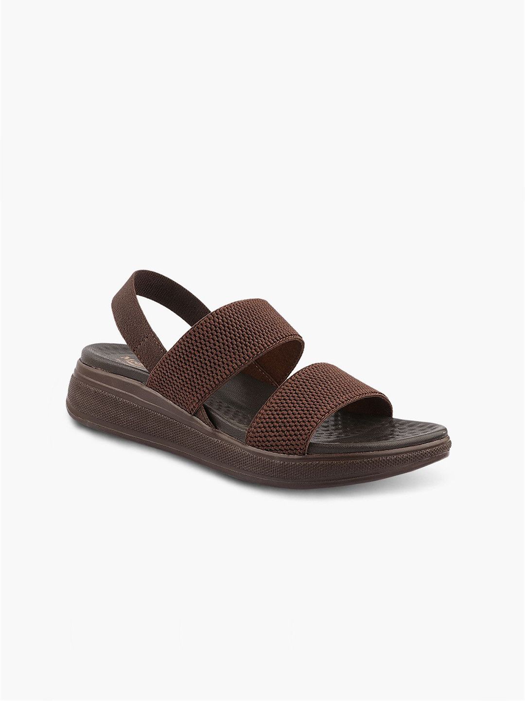 MEDIFEET Women Dual Strap Style Sling-Back Arch Support Flats-image-1