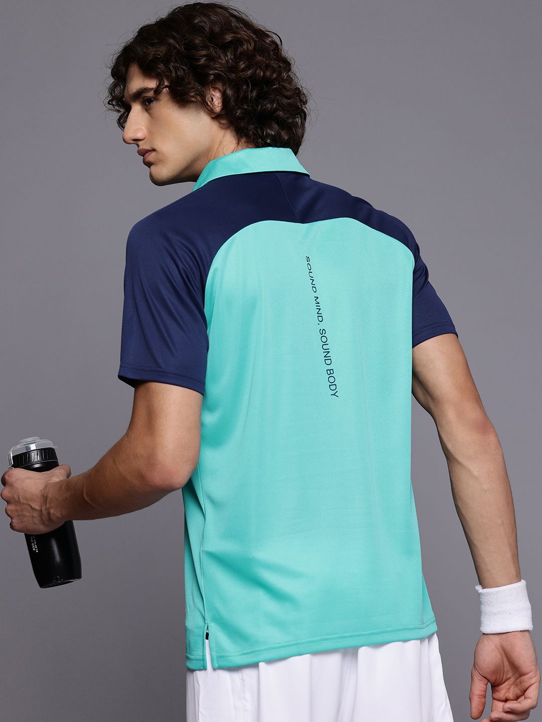 ASICS Training Colourblocked Raglan Sleeves Sports T-shirt-picture-52