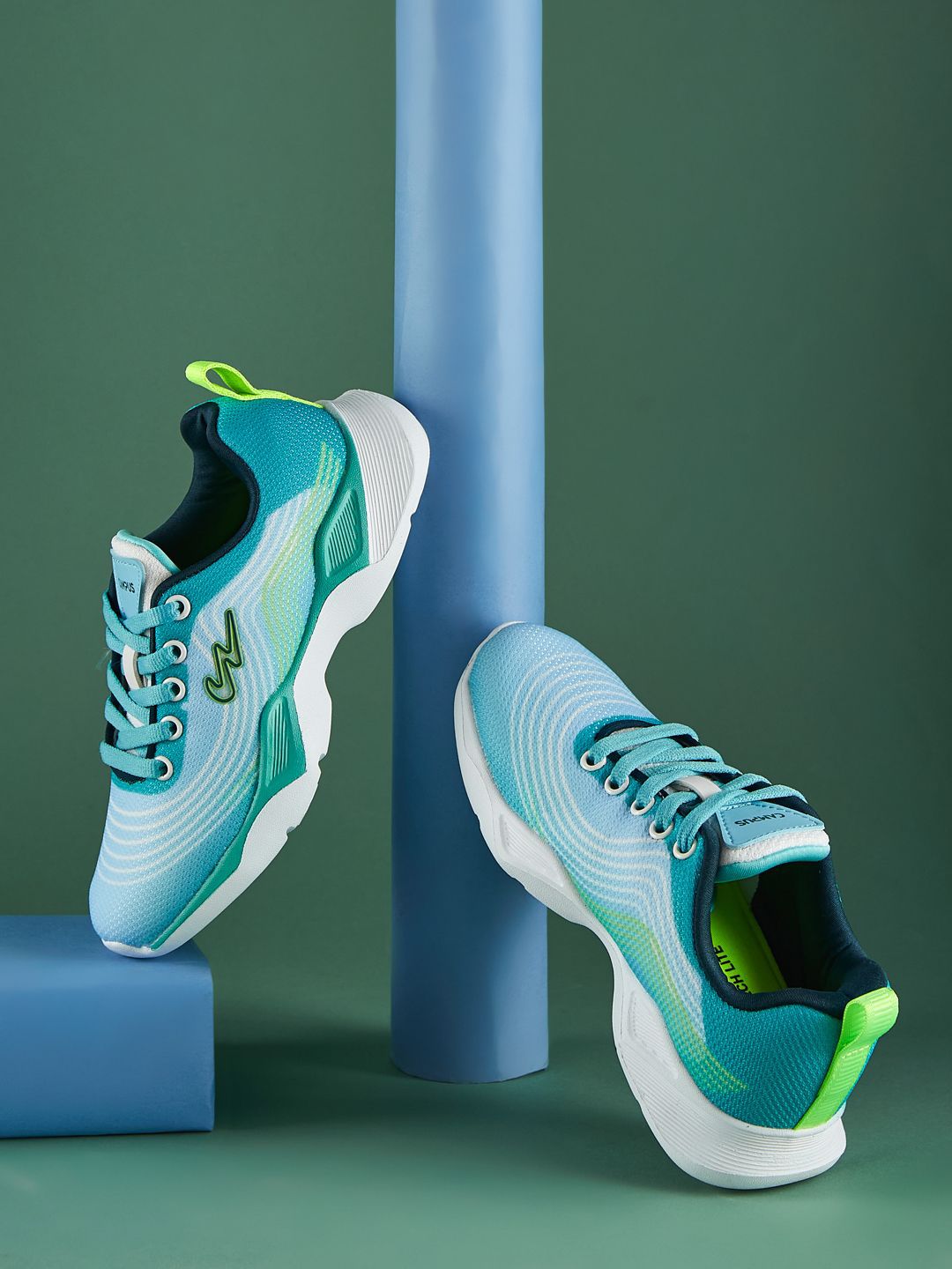 Campus Kids Mesh Running Non-Marking Shoes-picture-19