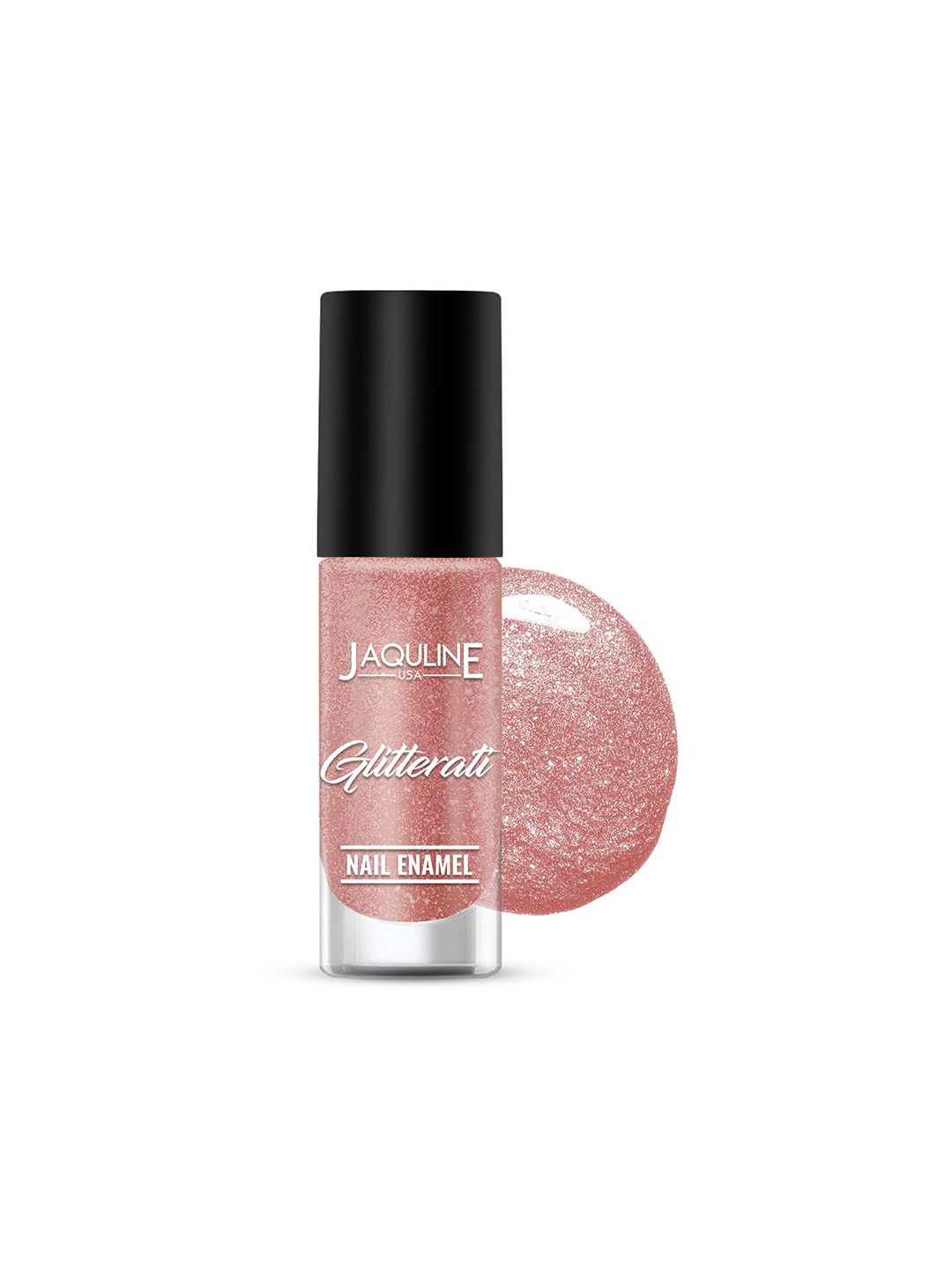 Jaquline USA Glitterati Full Coverage Shimmery Finish Nail Polish-7ml-Solar Flare 05-picture-19