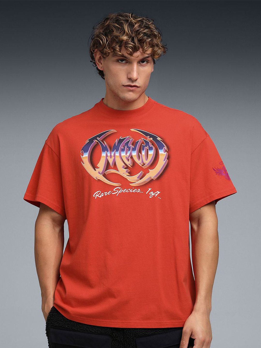 Puma Men Graphic Printed Round Neck Cotton Oversized T-shirt-picture-29