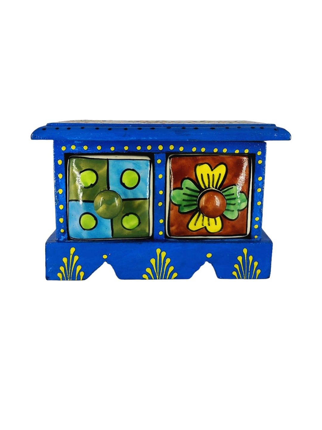 DIWAM HANDICRAFTS Blue Decorative Storage Drawers