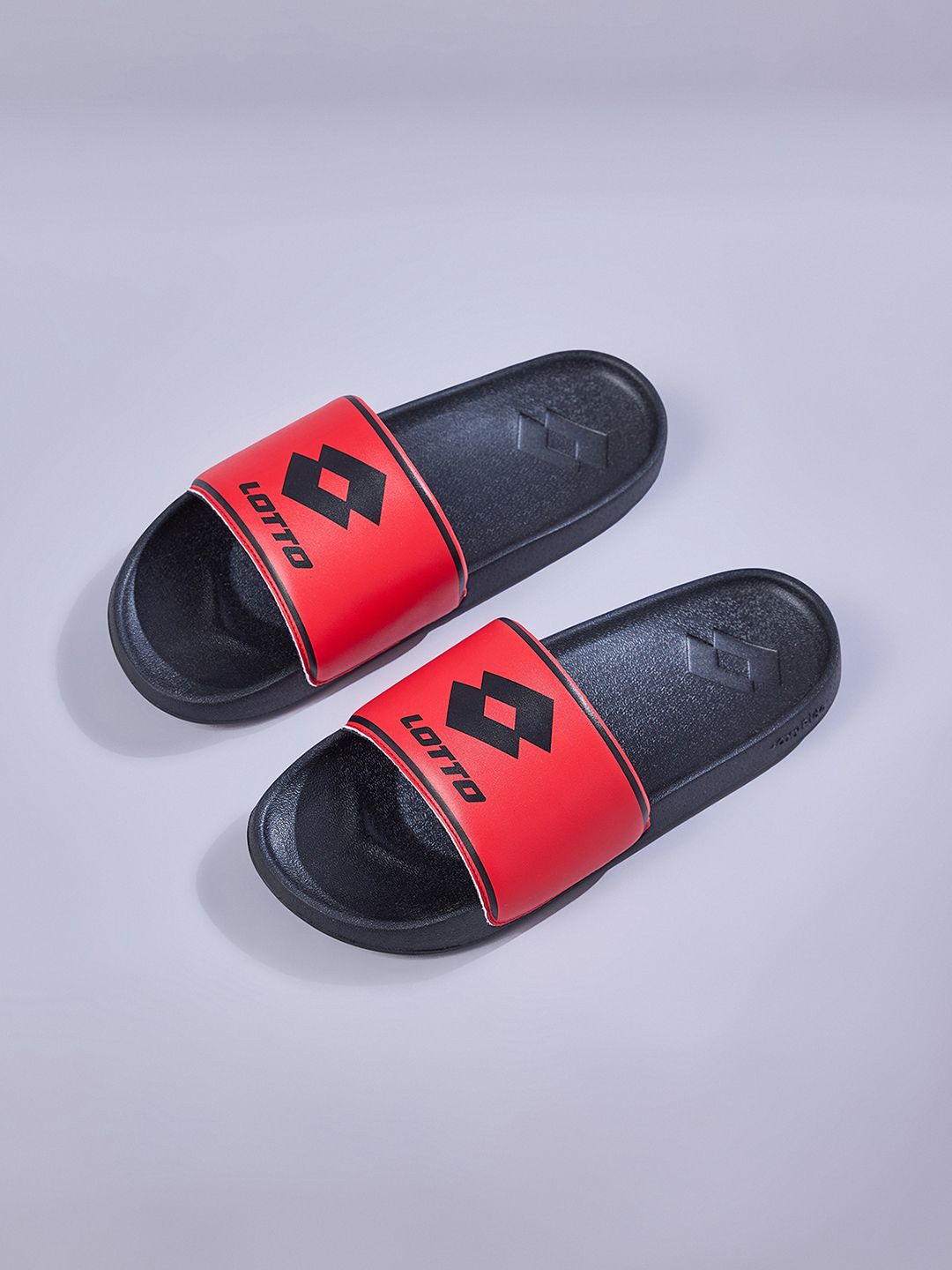 Lotto Men Midway Black Slides-picture-39