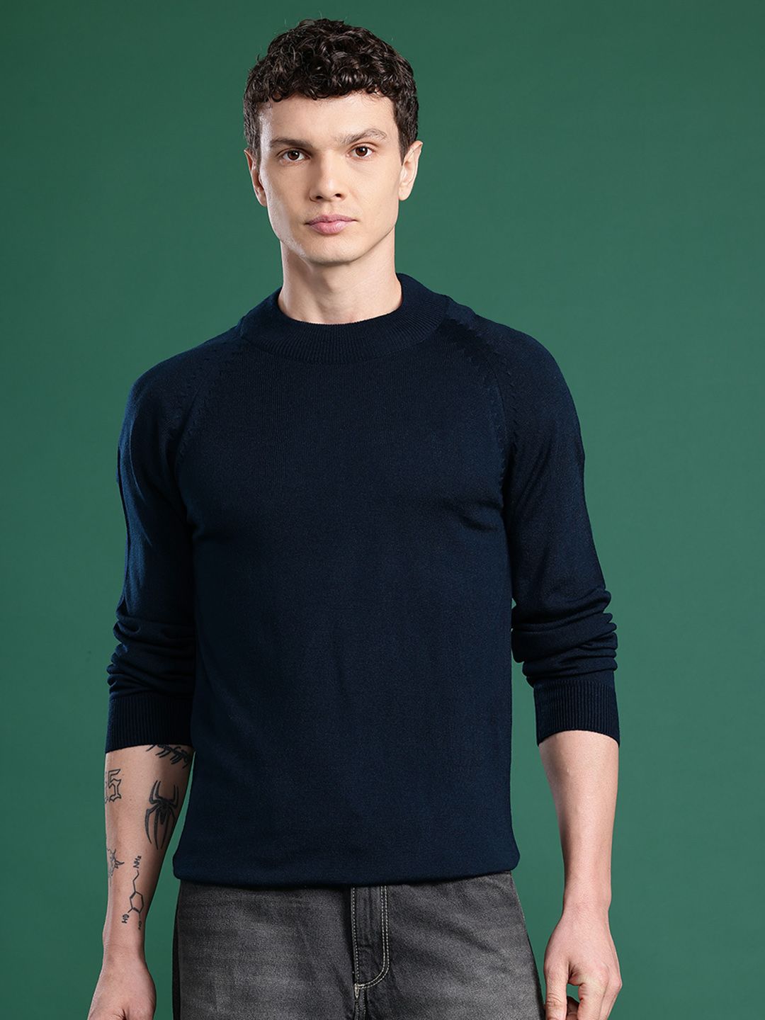 Cayman Men Solid Woollen Pullover-picture-10
