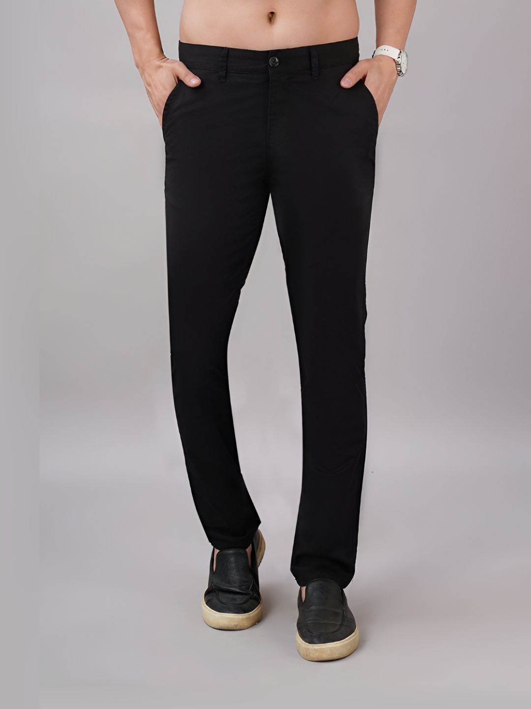 Sand Dunes Men Original Slim Fit Easy Wash Chinos Trousers-picture-58