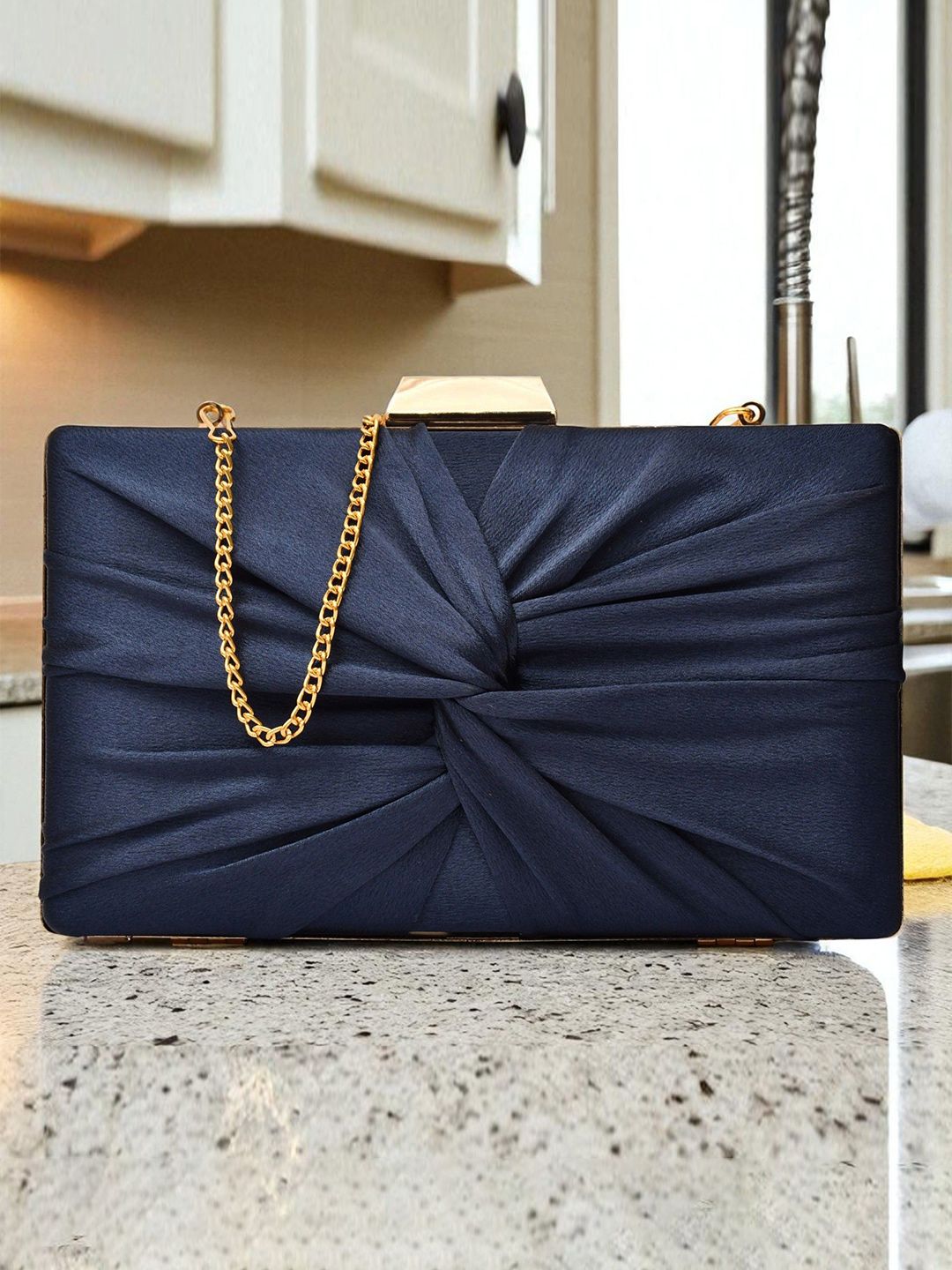 FOR THE BEAUTIFUL YOU Twist Box Clutch-picture-21