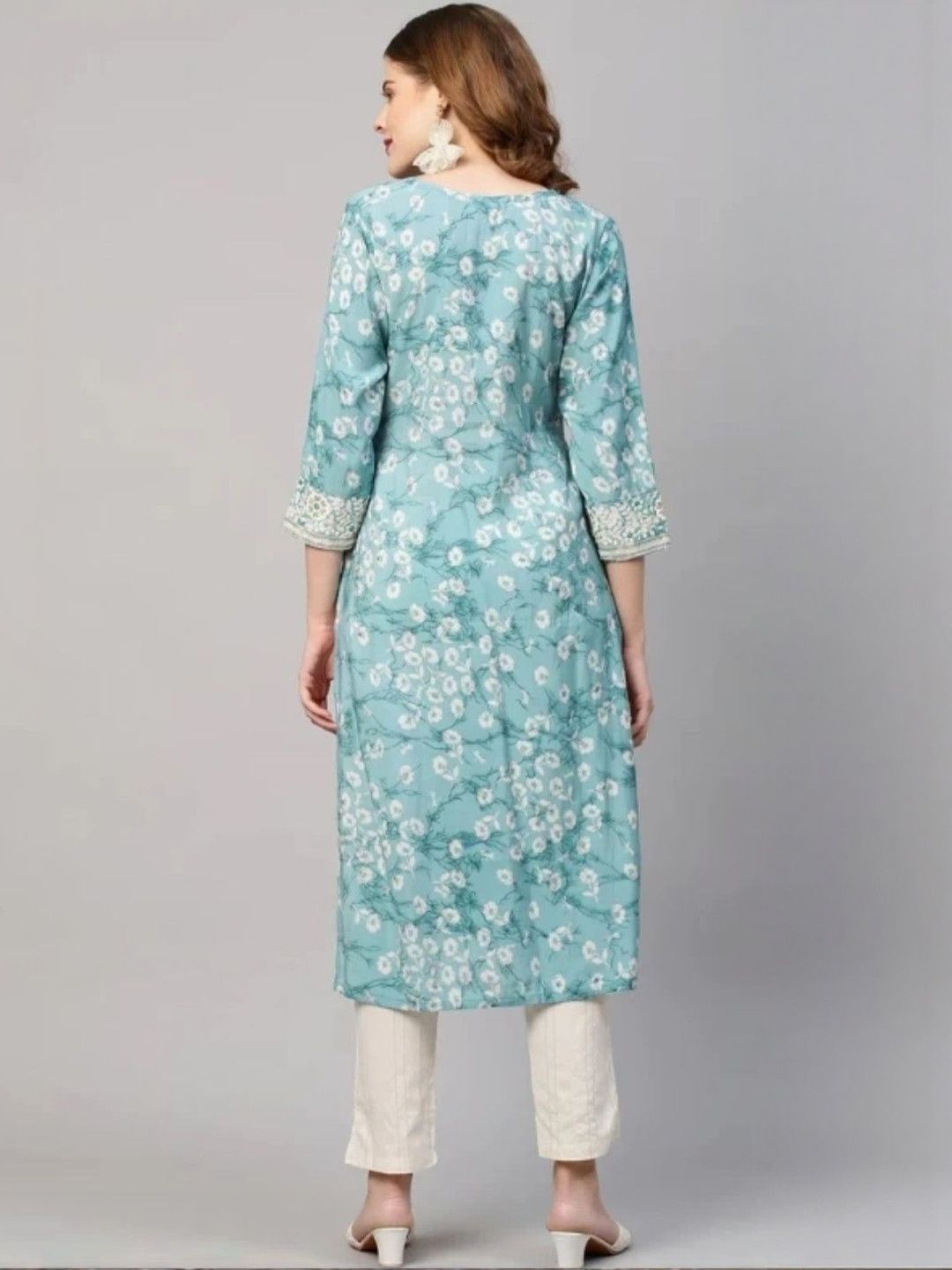 Wawlooks Ethnic Motifs Printed Kurta-picture-26