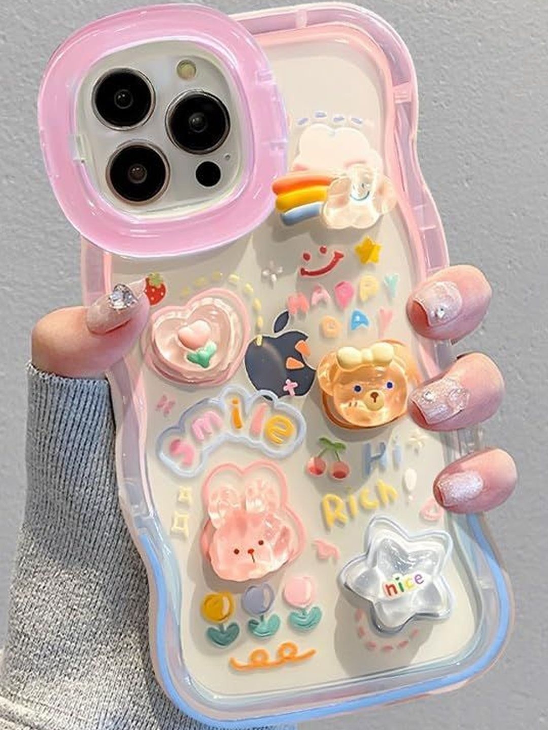CASE CREATION Cartoon Characters Printed iPhone 15 Plus Back Case Mobile Accessories-picture-29