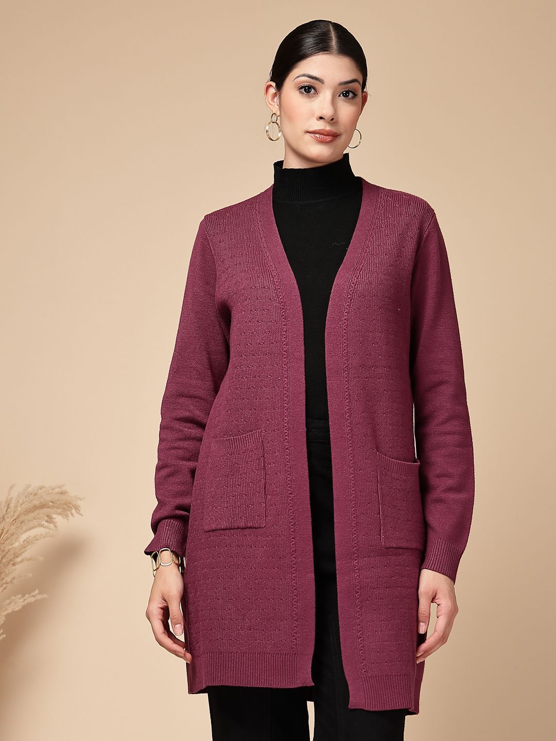 Mafadeny Women Longline Shrug-picture-30