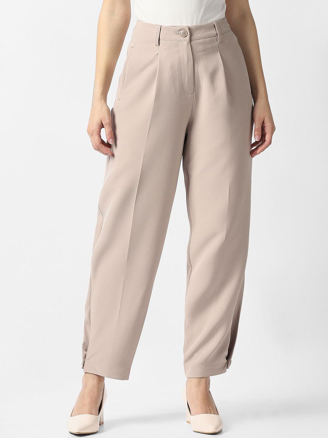 Van Heusen Woman Slim Fit Pleated Trousers-picture-12