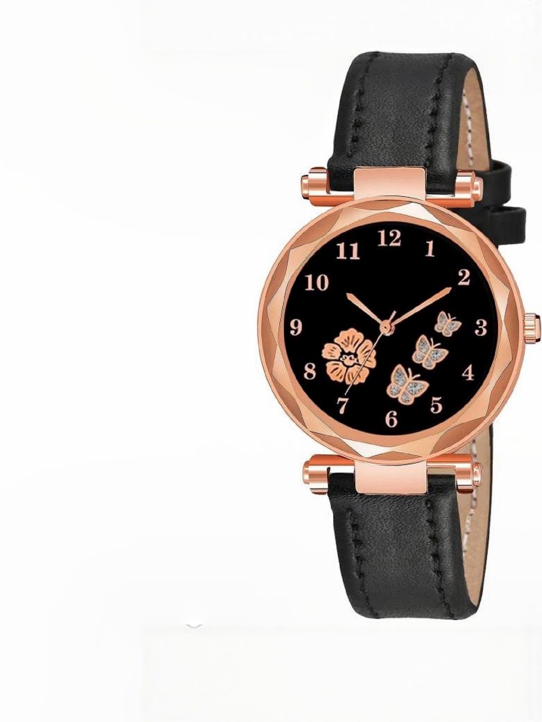SZN Women Black Leather Strap Analogue Watch-image-13