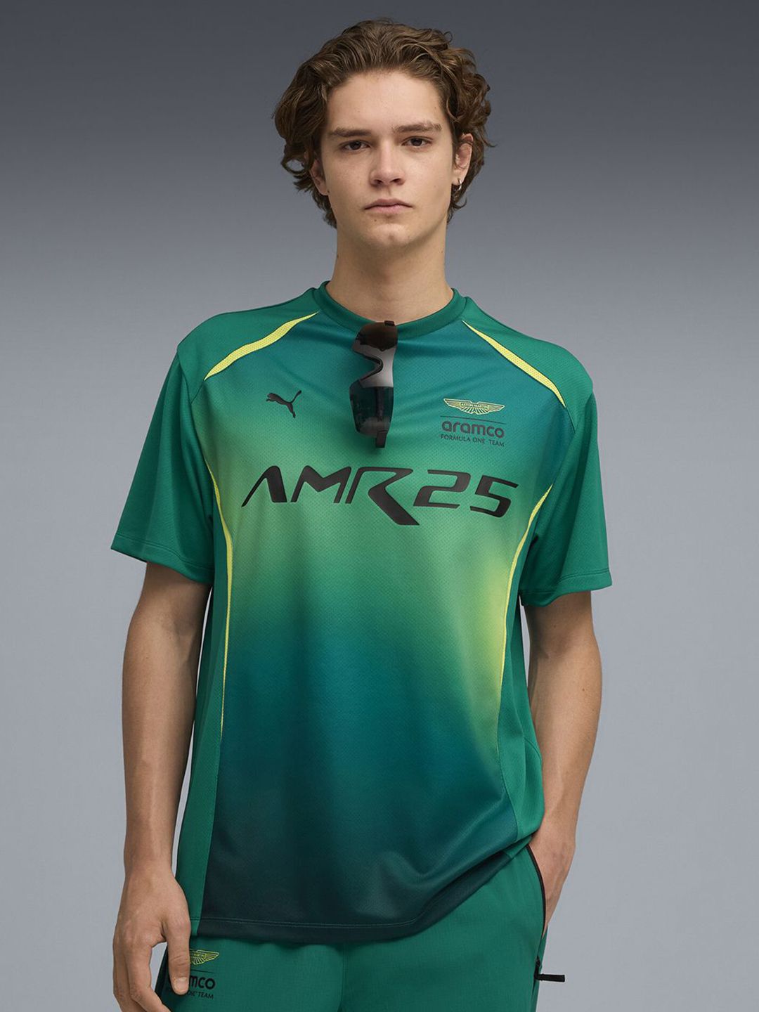 PUMA Motorsport AM F1 Lifestyle Jersey Typography Printed Sports T-shirt-picture-13