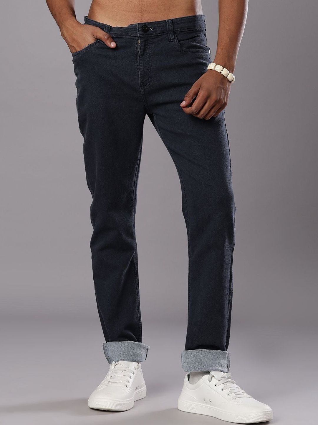 V-Mart Men Slim Fit Mid-Rise Jeans-picture-38