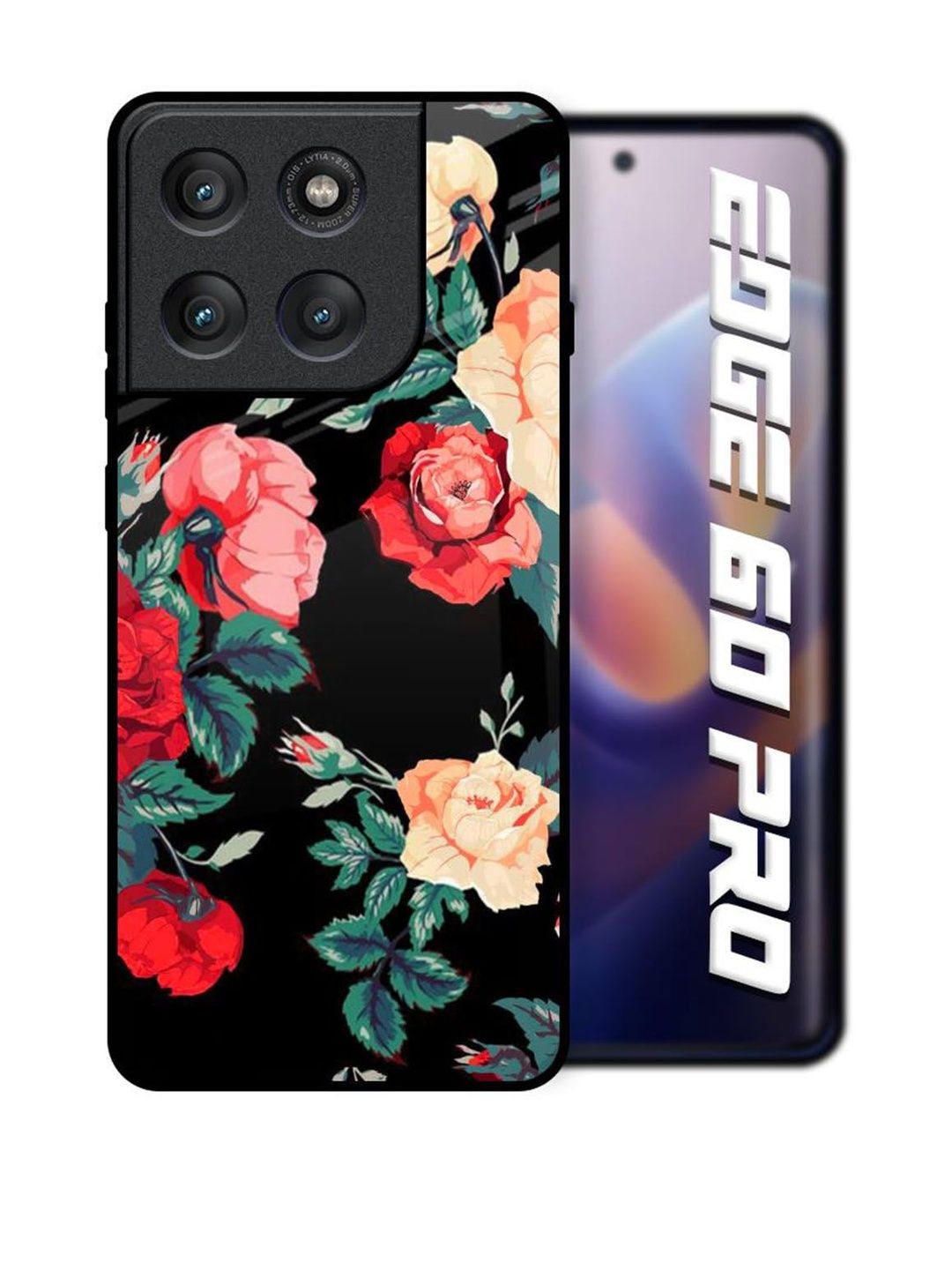 QRIOH Floral Printed Motorola Edge 60 Pro Back Case Mobile Accessories-picture-15