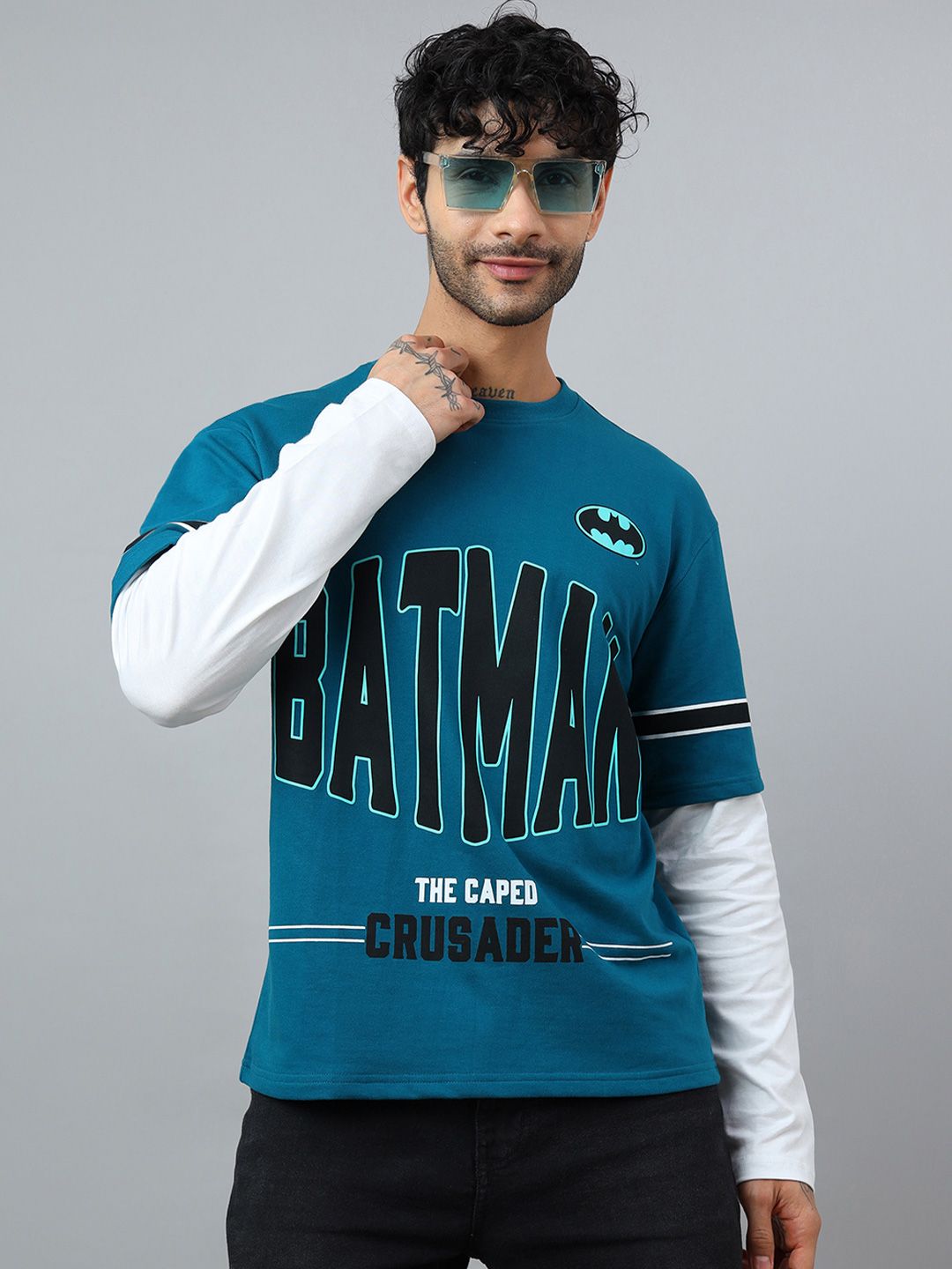 Free Authority Batman Printed Oversized T-Shirt-picture-10