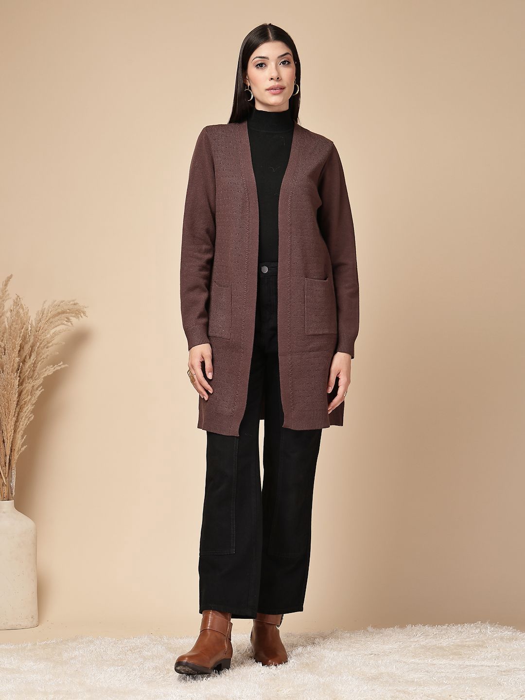 Mafadeny Women Longline Shrug-picture-39