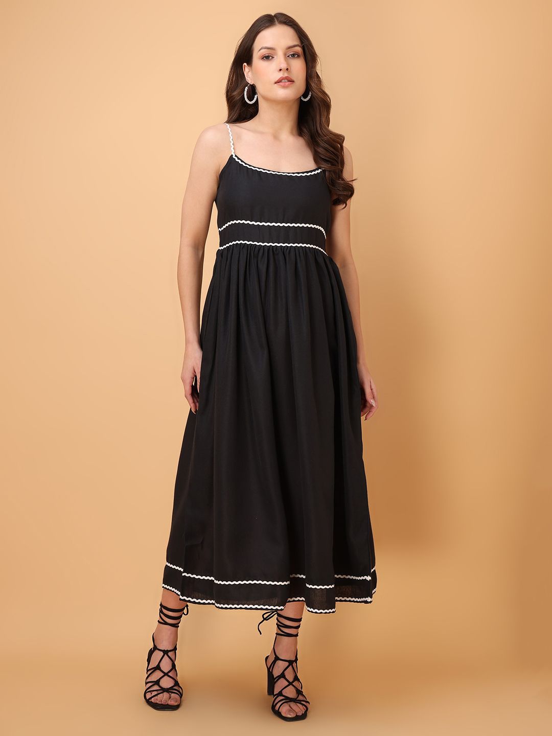 OBSHIVKA Women Fit & Flare Maxi Dress-image-31