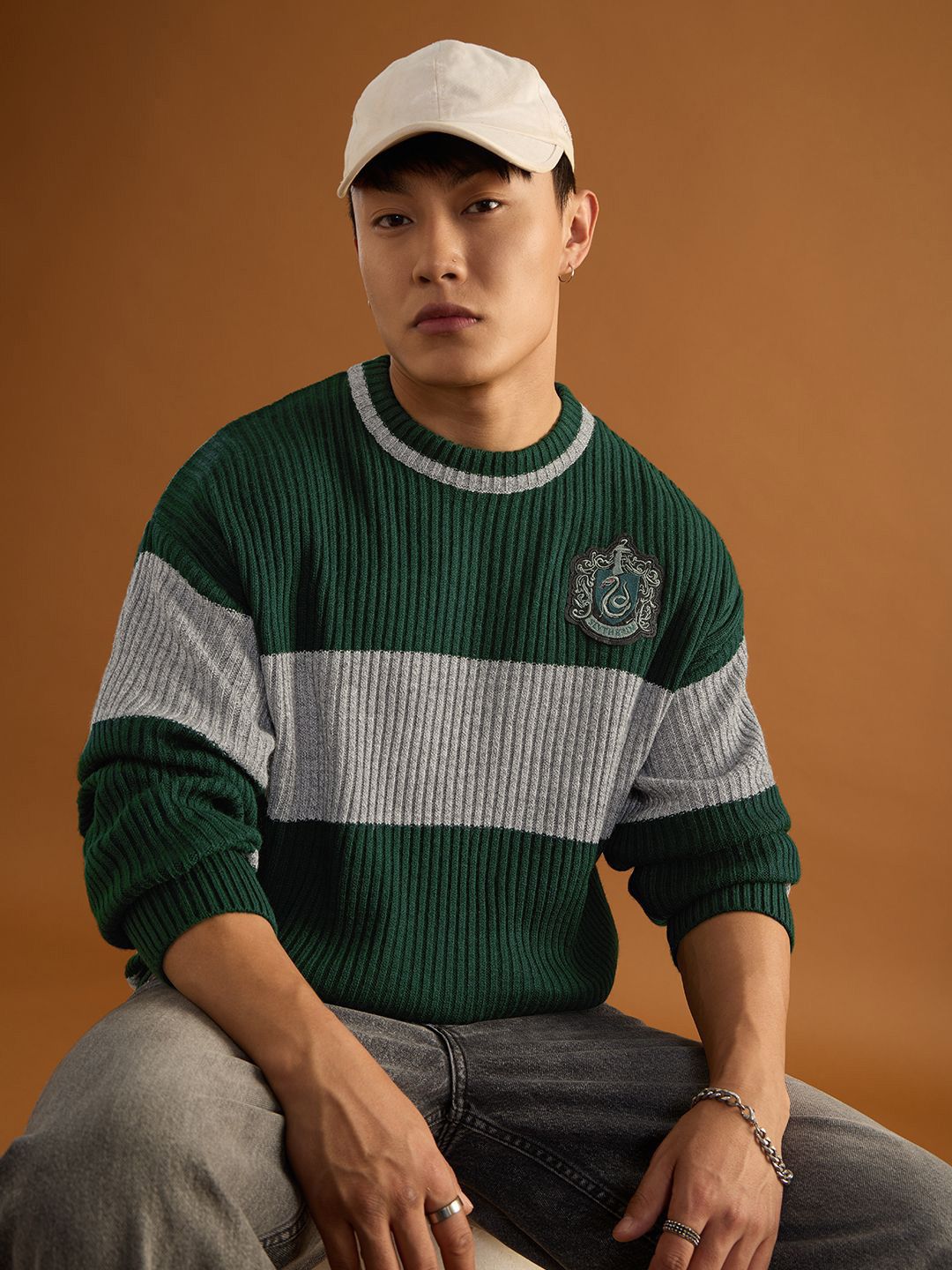 The Souled Store Men Printed Pullover with Applique Detail-picture-31