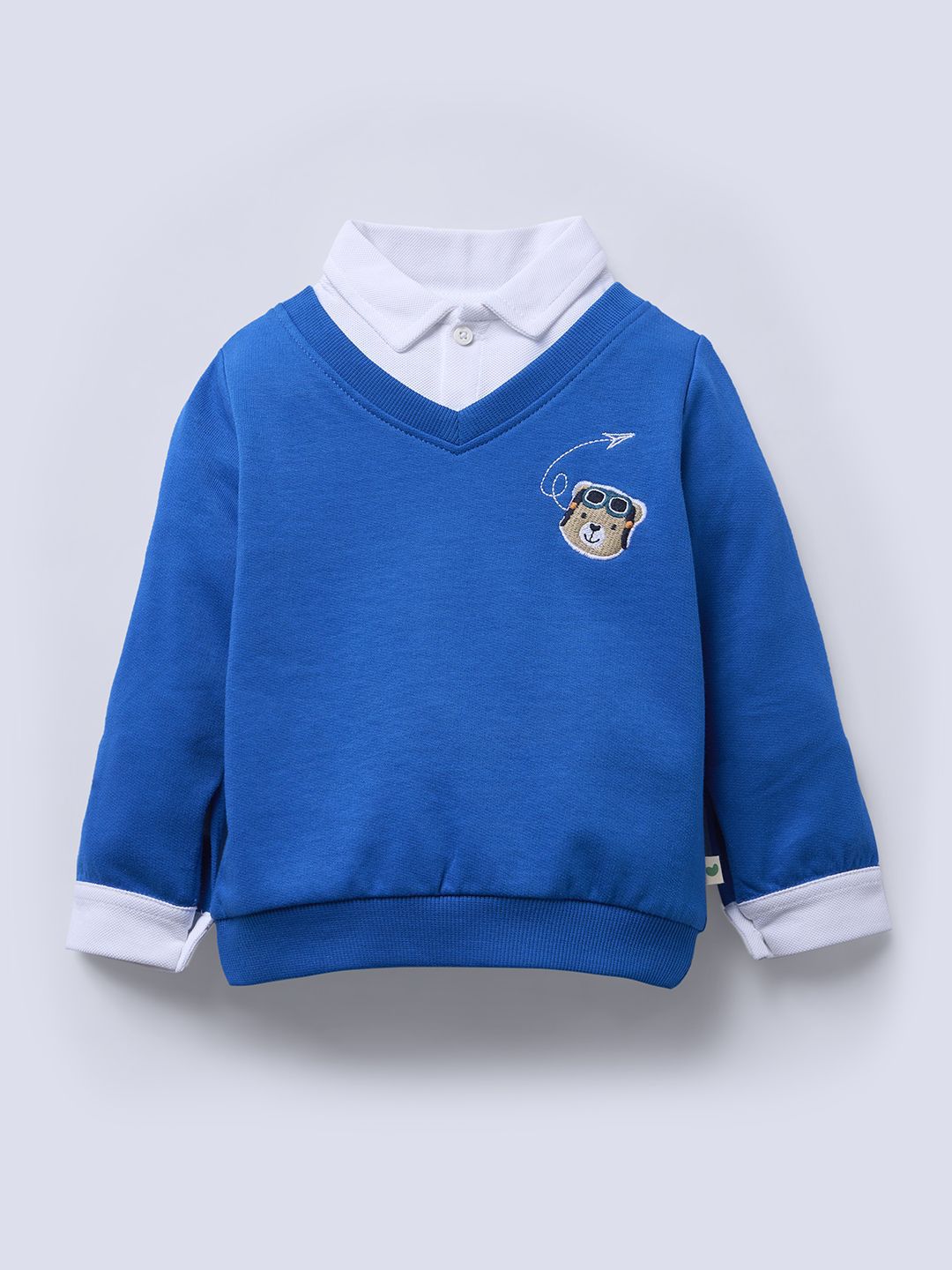 Ed-a-Mamma Boys Long Sleeves Solid Shirt Collar Sweatshirt-picture-51