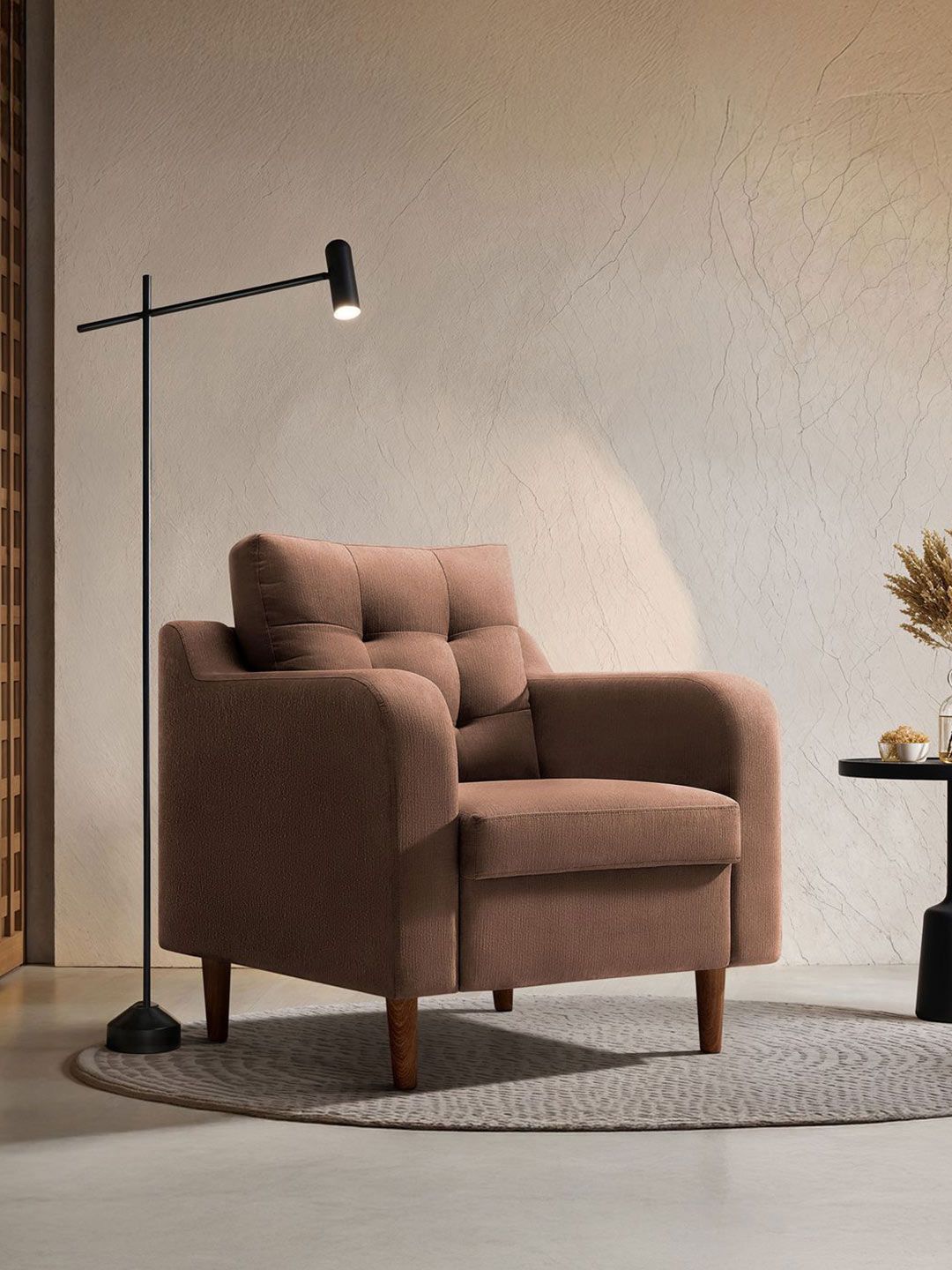 Duroflex Ease Plus Brown Sofa Wooden Frame-picture-18