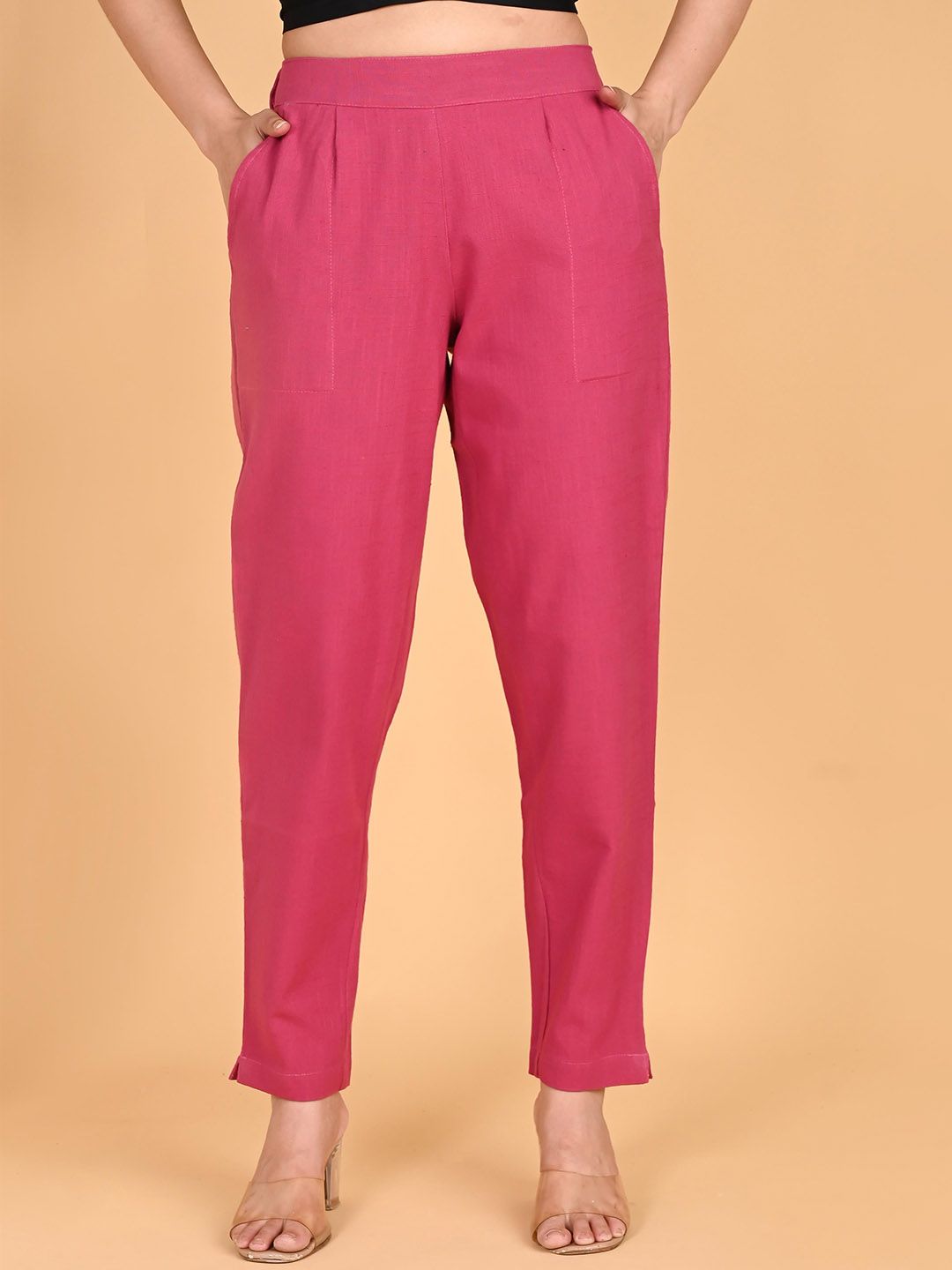 SKYTICK Women Regular Fit Mid-Rise Cotton Trouser-picture-22