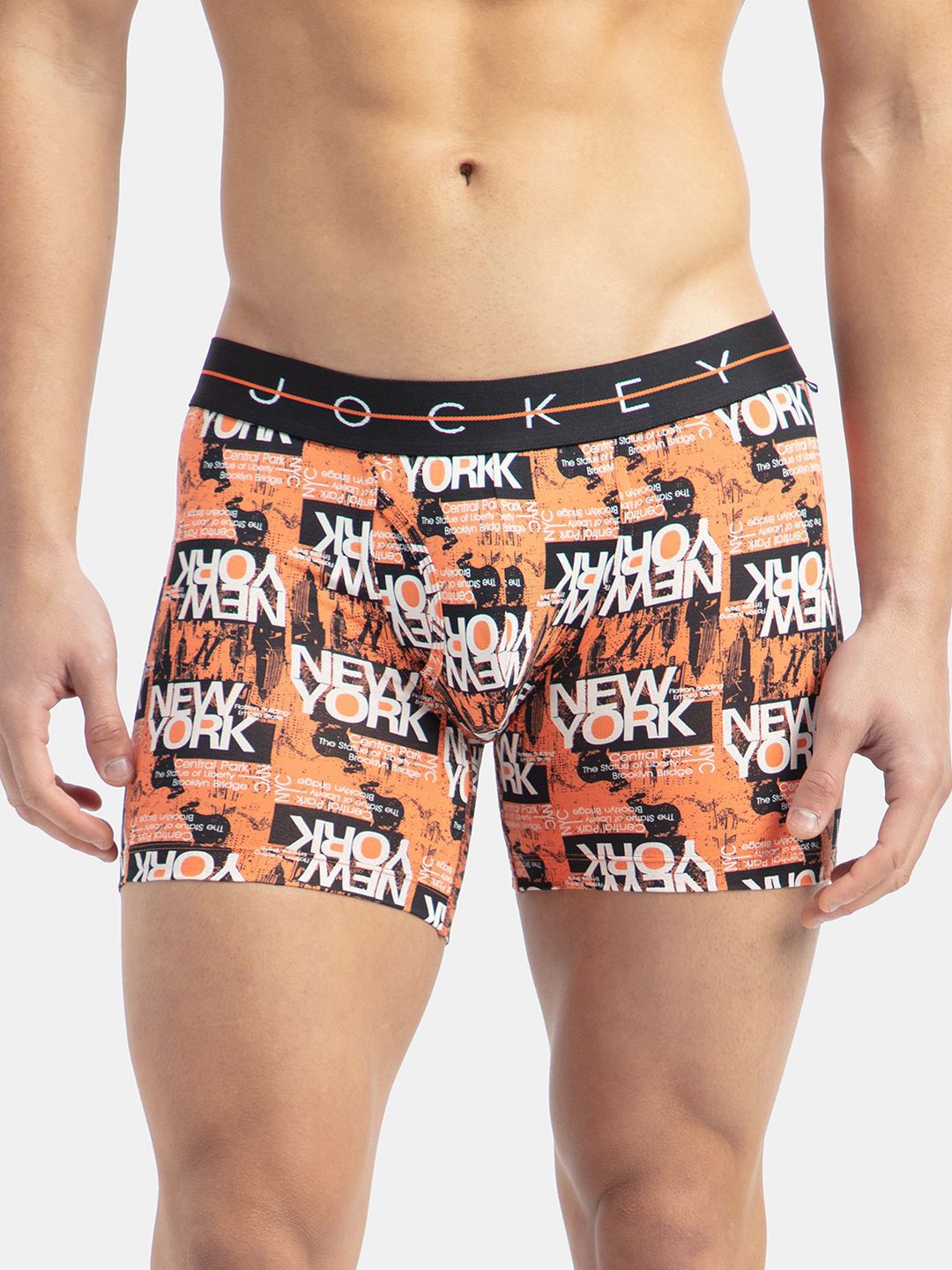 Jockey Printed Mid-Rise Short Trunks NY03-0105-BLWHF-Flamingo-picture-22