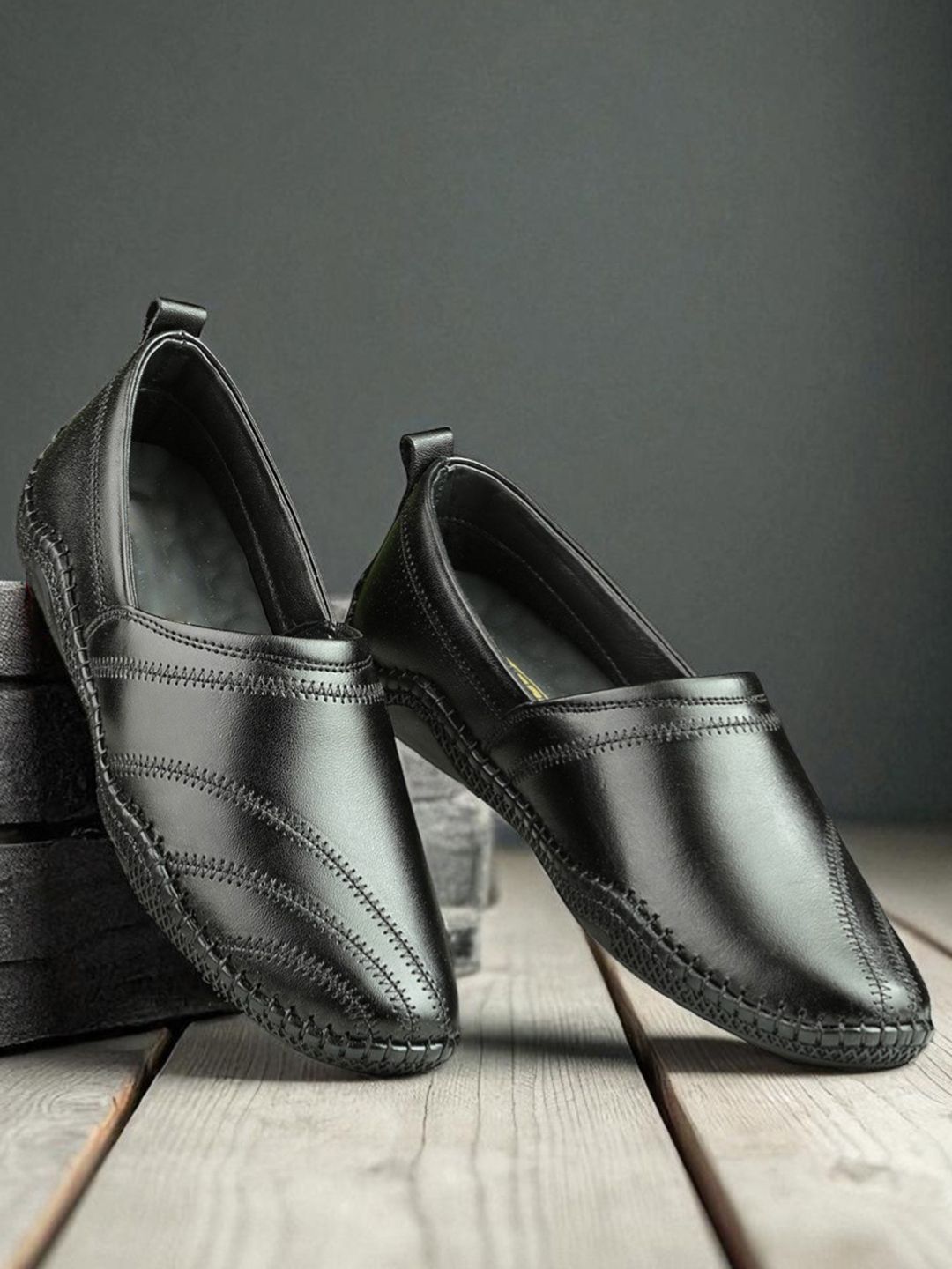 INVICTUS Men Leather Formal Loafers-picture-35