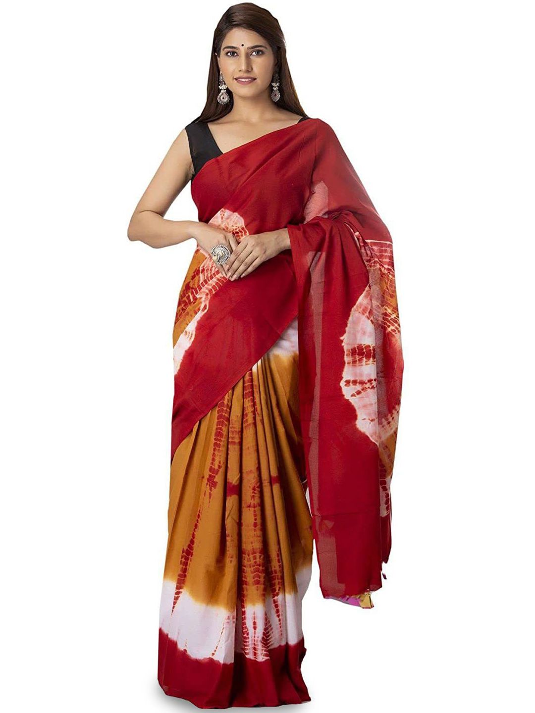 Craft Musium Ethnic Motifs Printed Pure Cotton Saree-picture-24