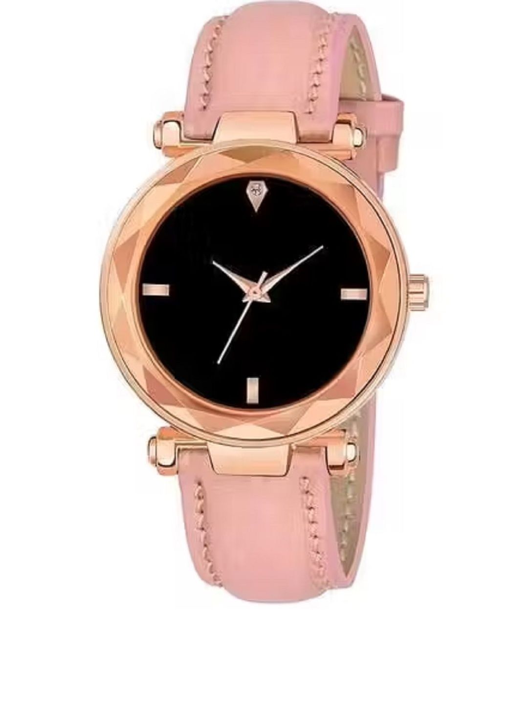SZN Women Peach Dial & Leather Straps MG Leather Analogue Watch-picture-23