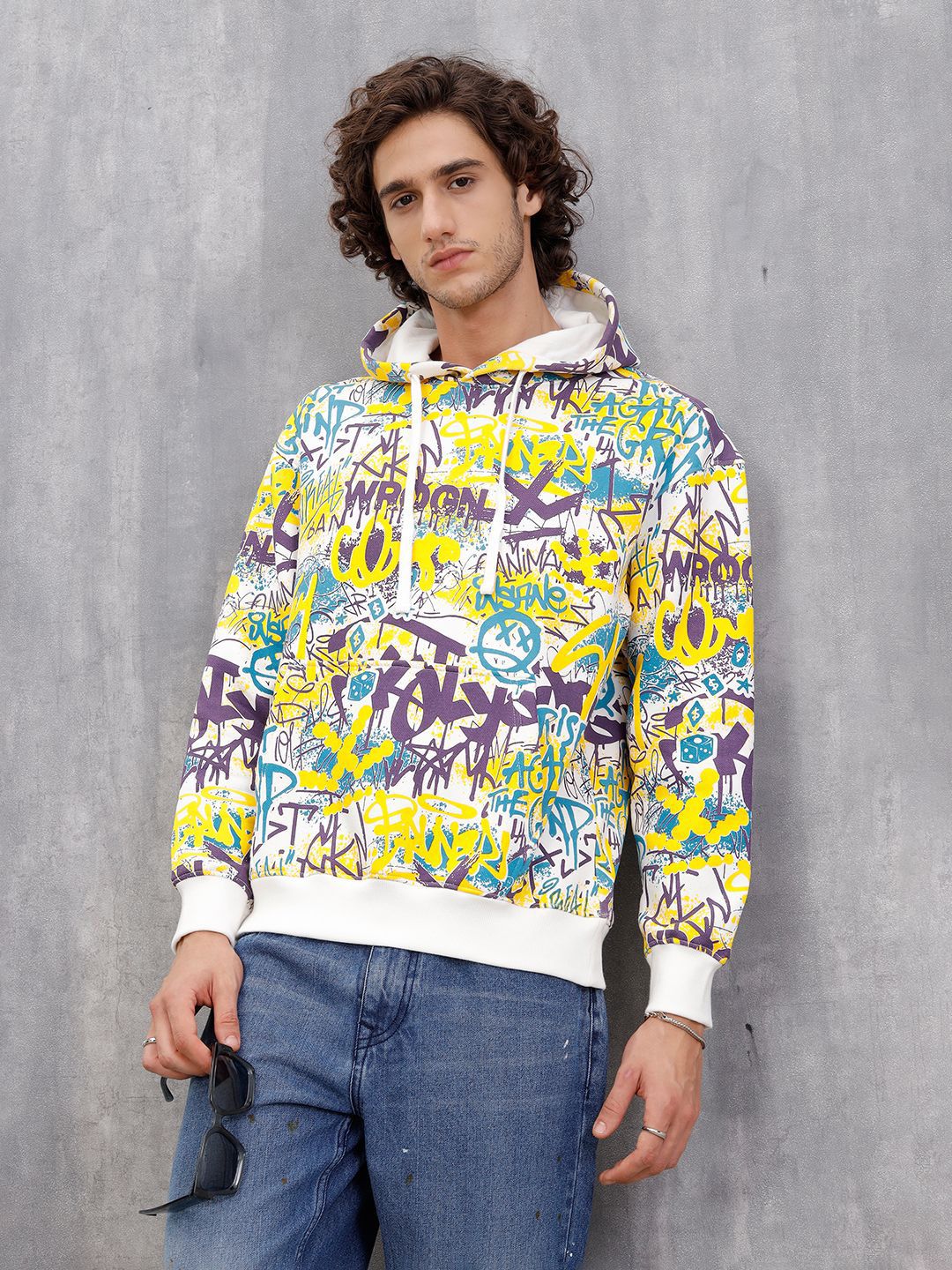 WROGN Men Graphic Printed Long Sleeves Sweatshirt-picture-47