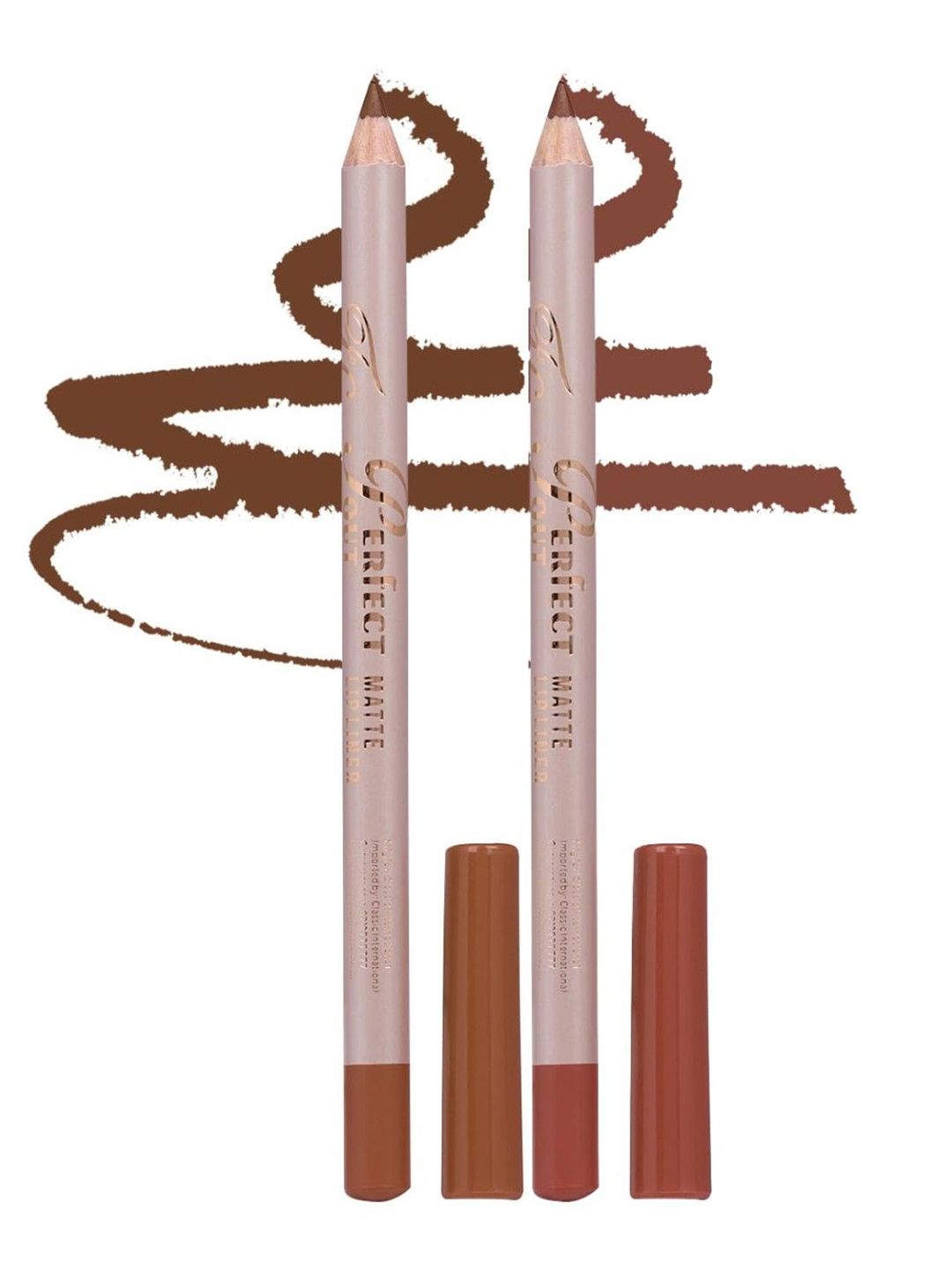 Fashion Colour Set Of 2 Perfect Pout Matte Pencil Lip Liner- Bobby Brown14 -Iconic Nude 16-picture-16