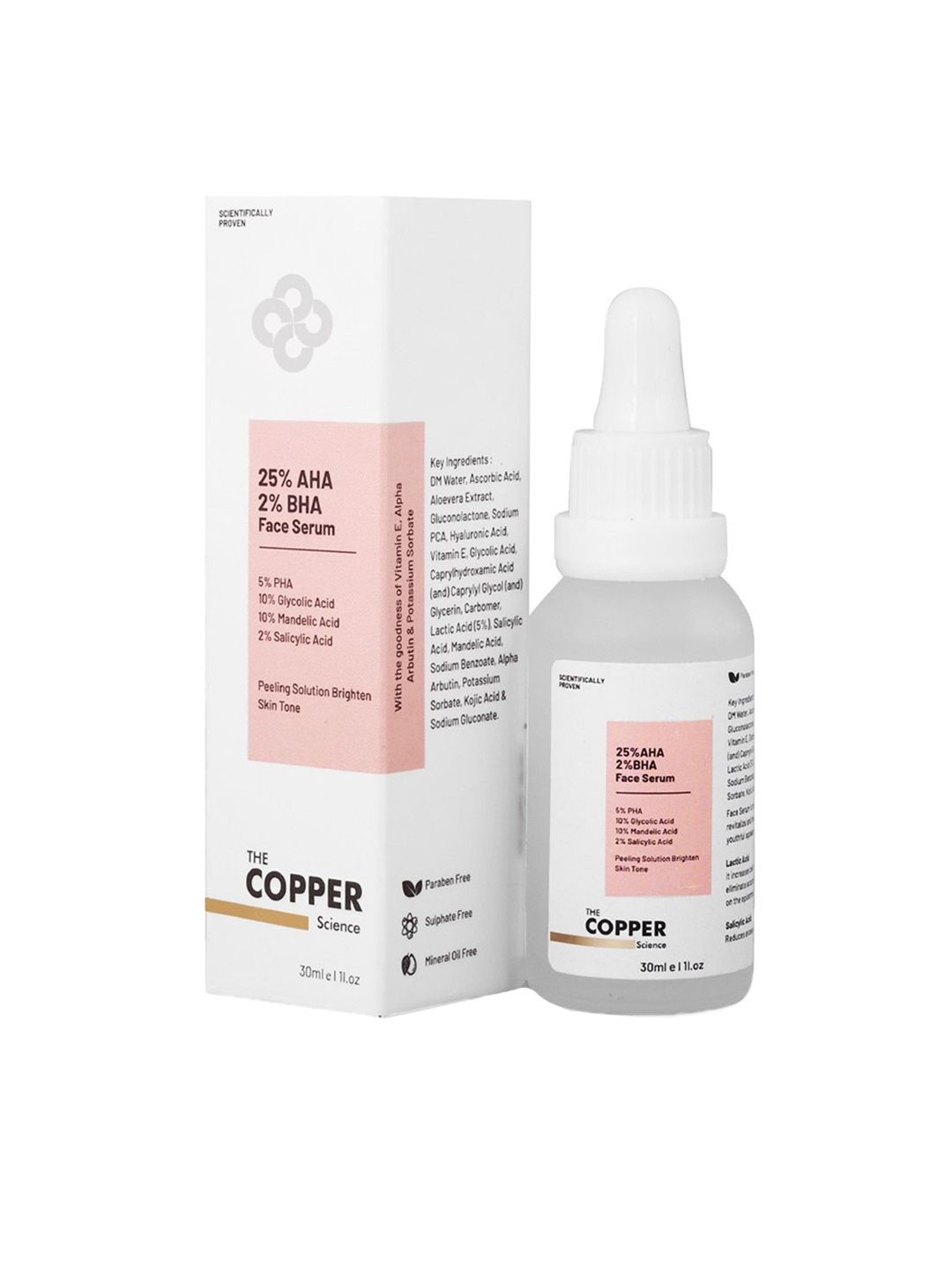 THE COPPER SCIENCE 25% AHA 2% BHA Face Serum- 30 ml-picture-26
