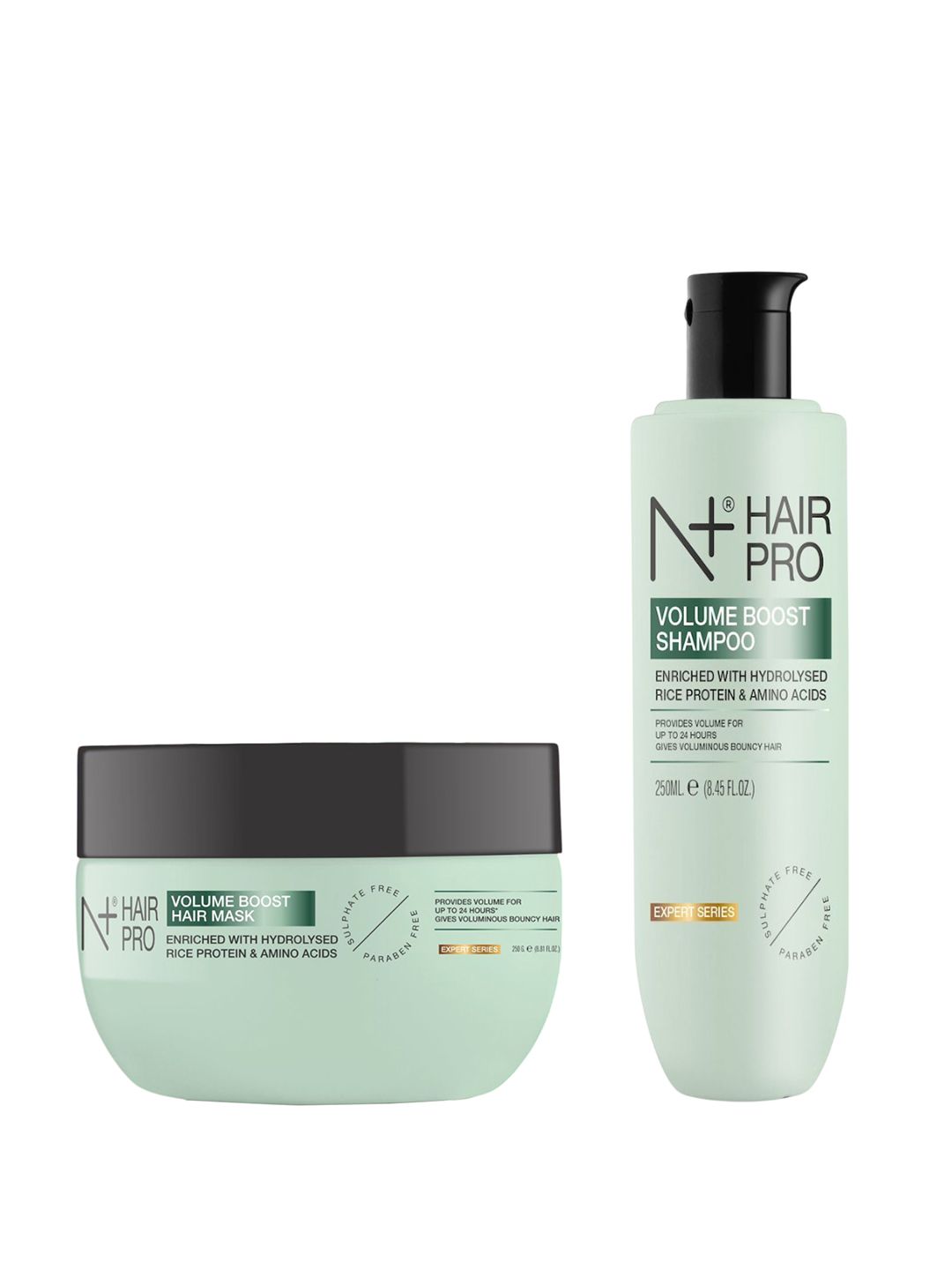 N Plus Professional Volume Boost Hair Care Duo - Hair Mask 250g & Shampoo 250ml-image-21