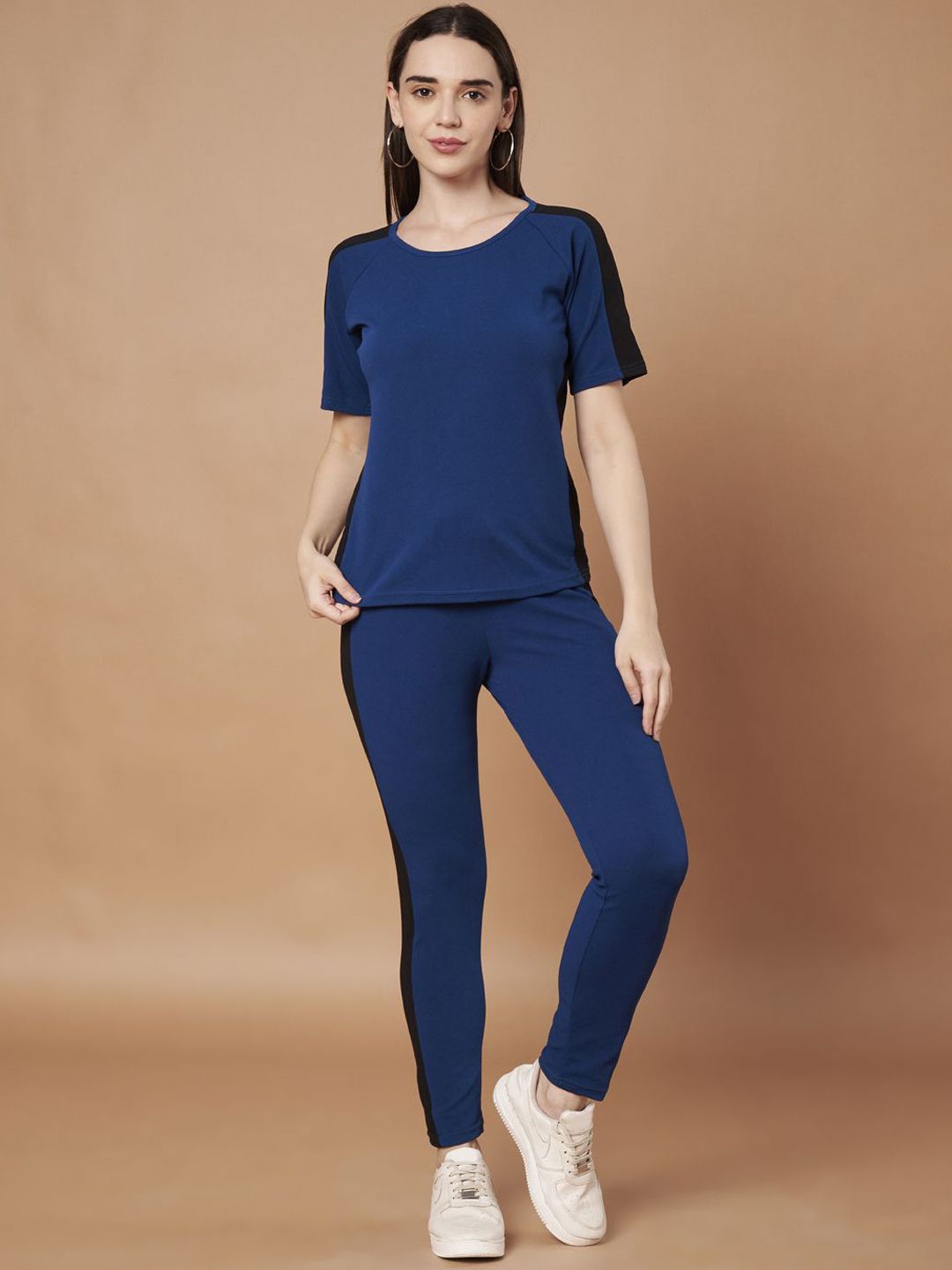 DTR FASHION Round Neck Top With Trousers Co-Ords-picture-12