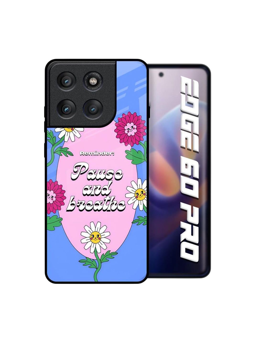 QRIOH Floral Printed Motorola Edge 60 Pro Back Case Mobile Accessories-picture-23