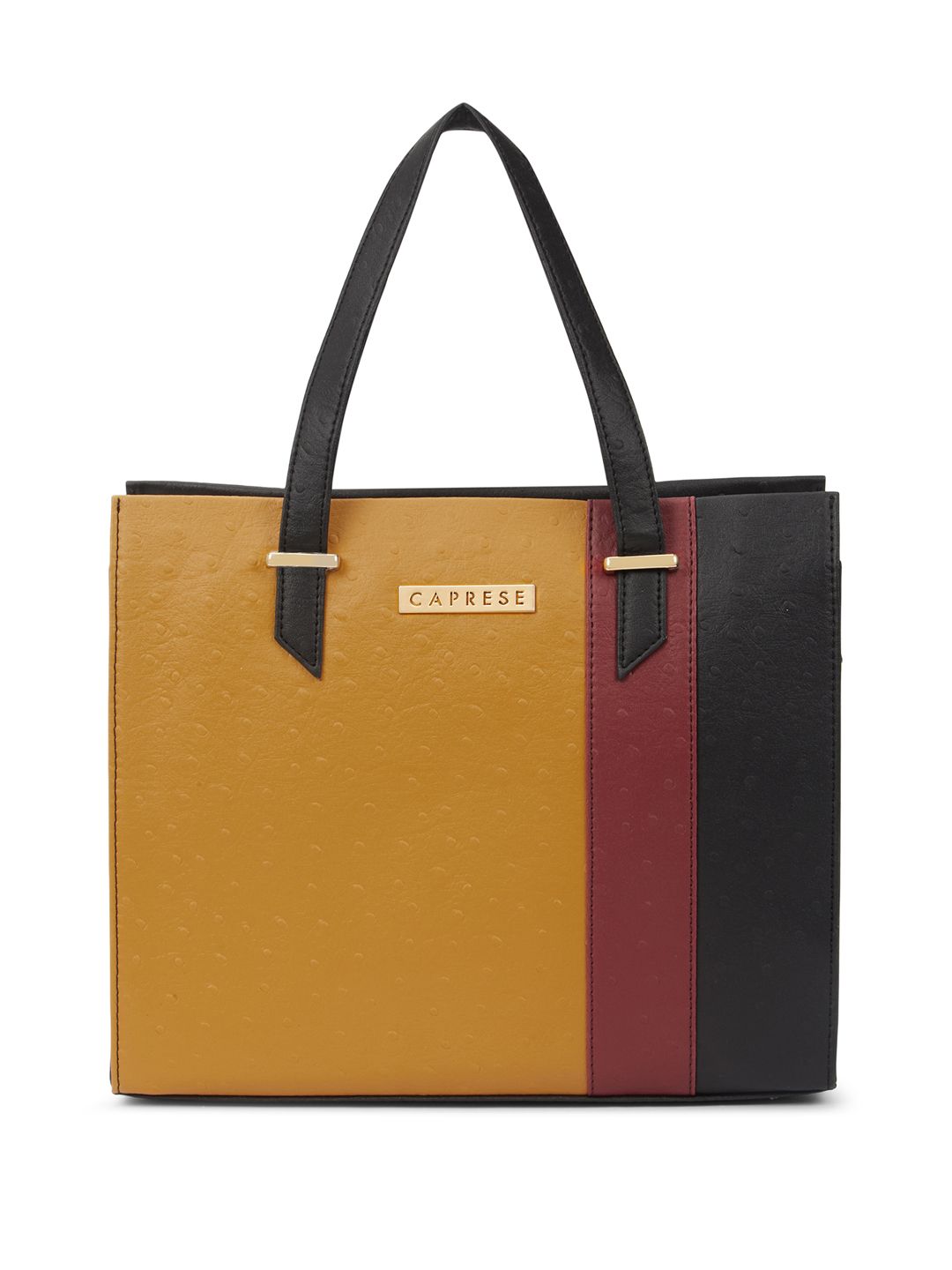 Caprese Birdy Colourblocked Handheld Bag-picture-31