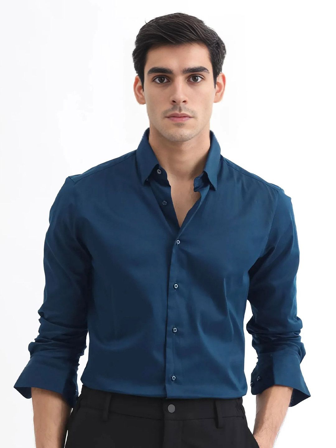 MISCHIEF MONKEY Long Sleeves Cotton Formal Shirt