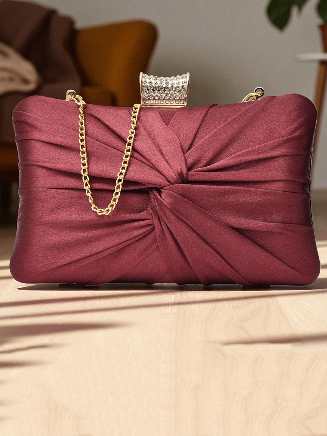 FOR THE BEAUTIFUL YOU Twist Box Clutch-picture-34