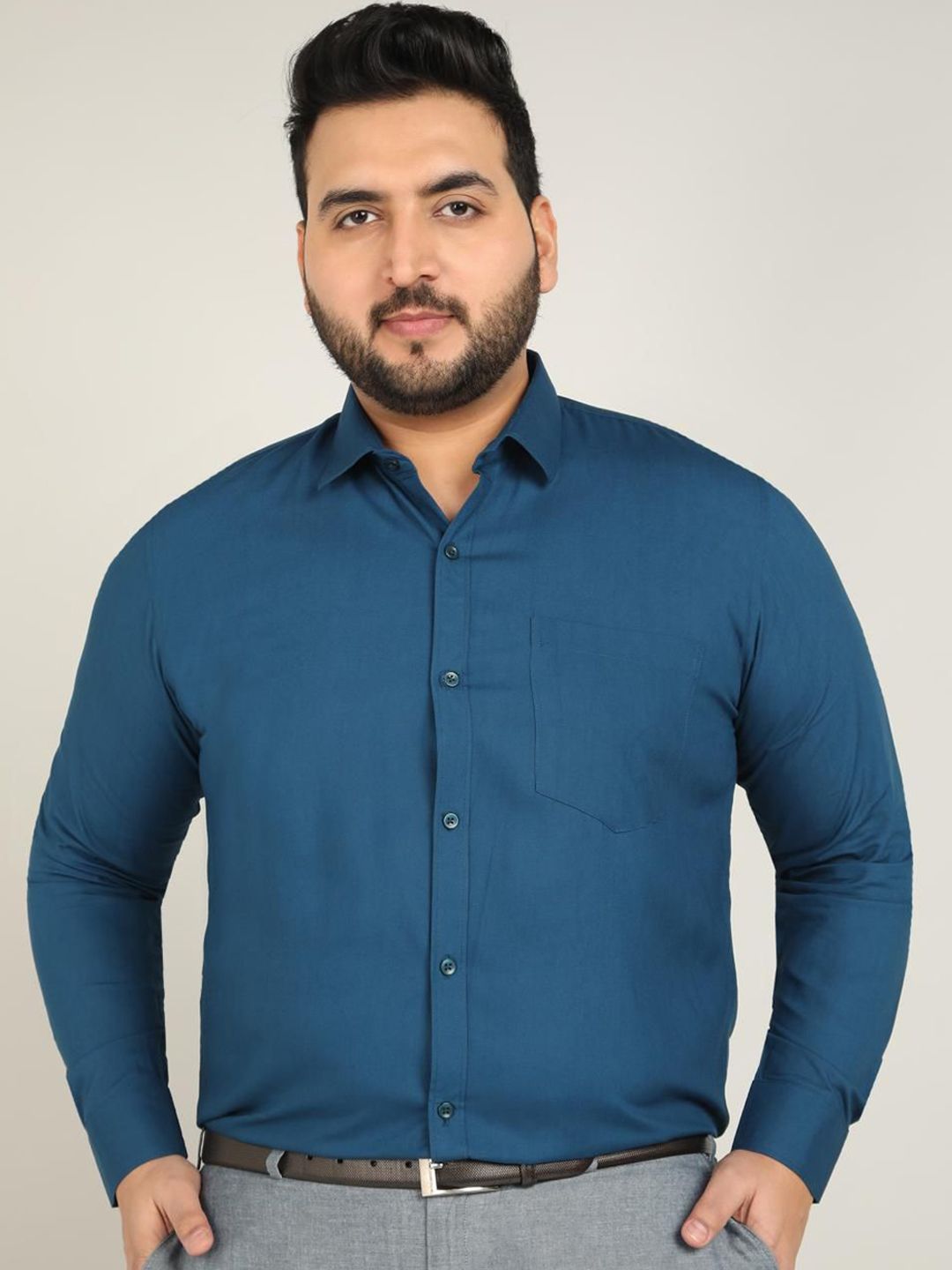 Metronaut Spread Collar Cotton Shirt-picture-10