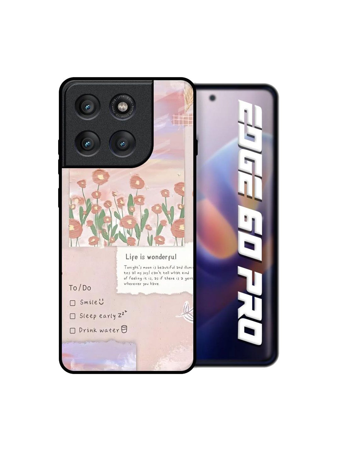 QRIOH Floral Printed Motorola Edge 60 Pro Back Case Mobile Accessories-picture-27