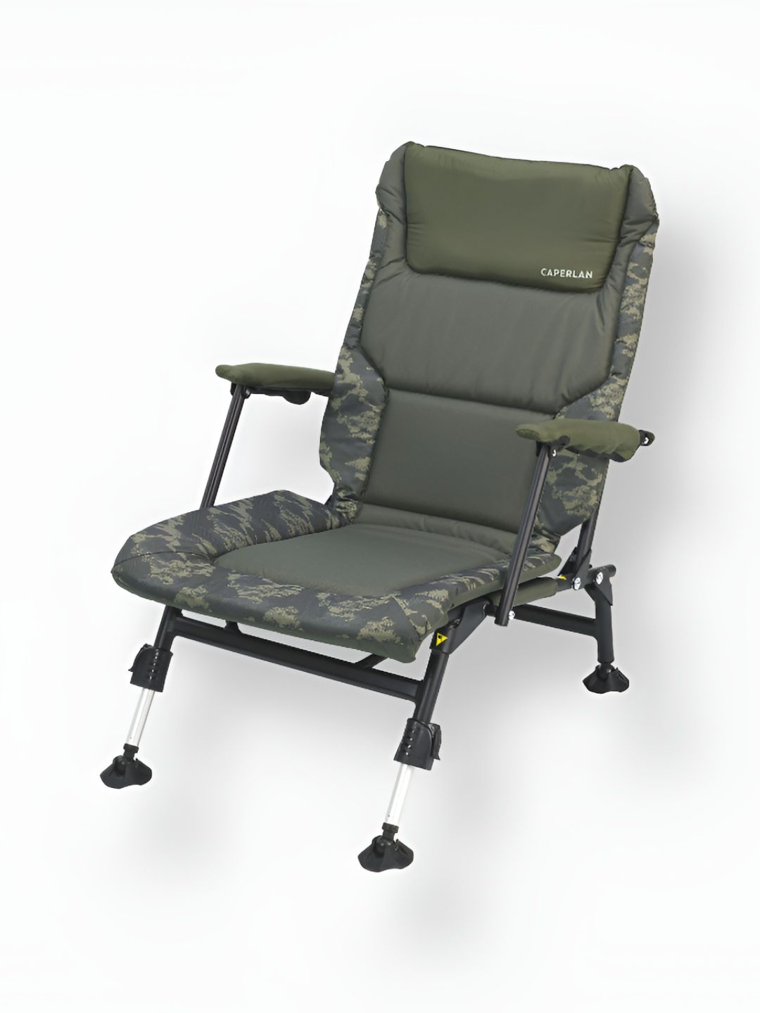 Decathlon Green Printed Compact Carp Fishing Level Chair