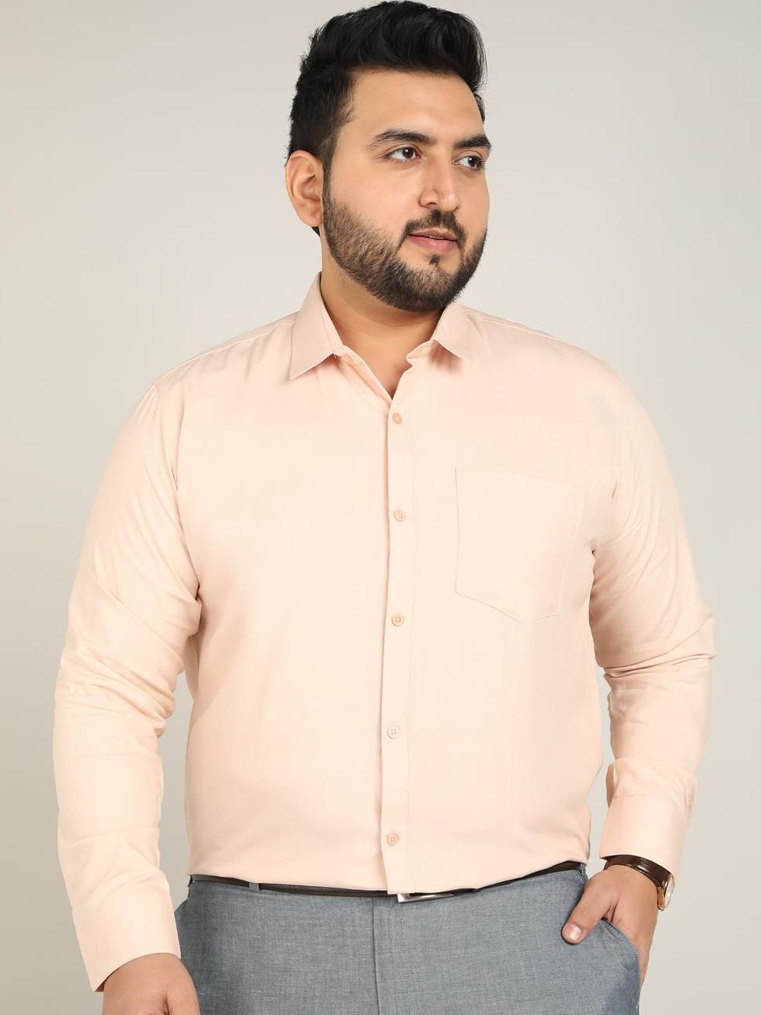 Metronaut Spread Collar Cotton Shirt-picture-57