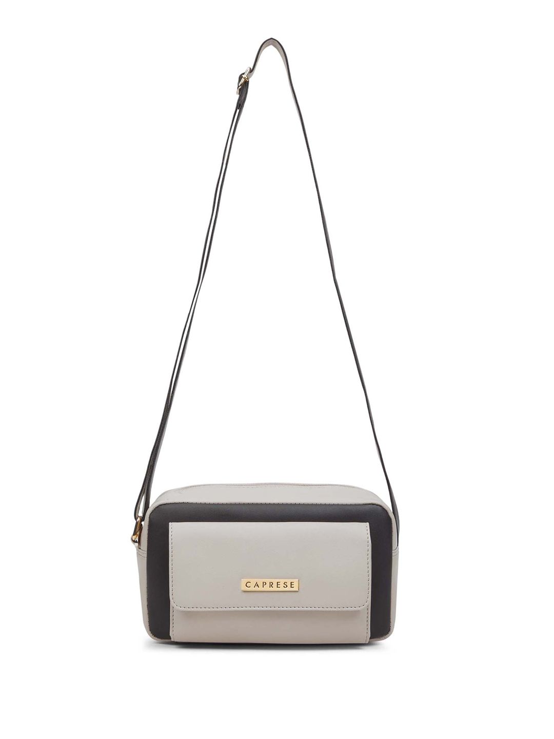 Caprese Colourblocked Structured Sling Bag-picture-32