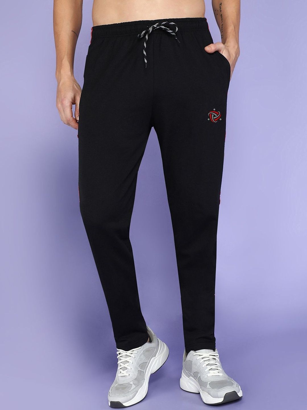 Moda Rapido Men Solid Cotton Track Pants-picture-14