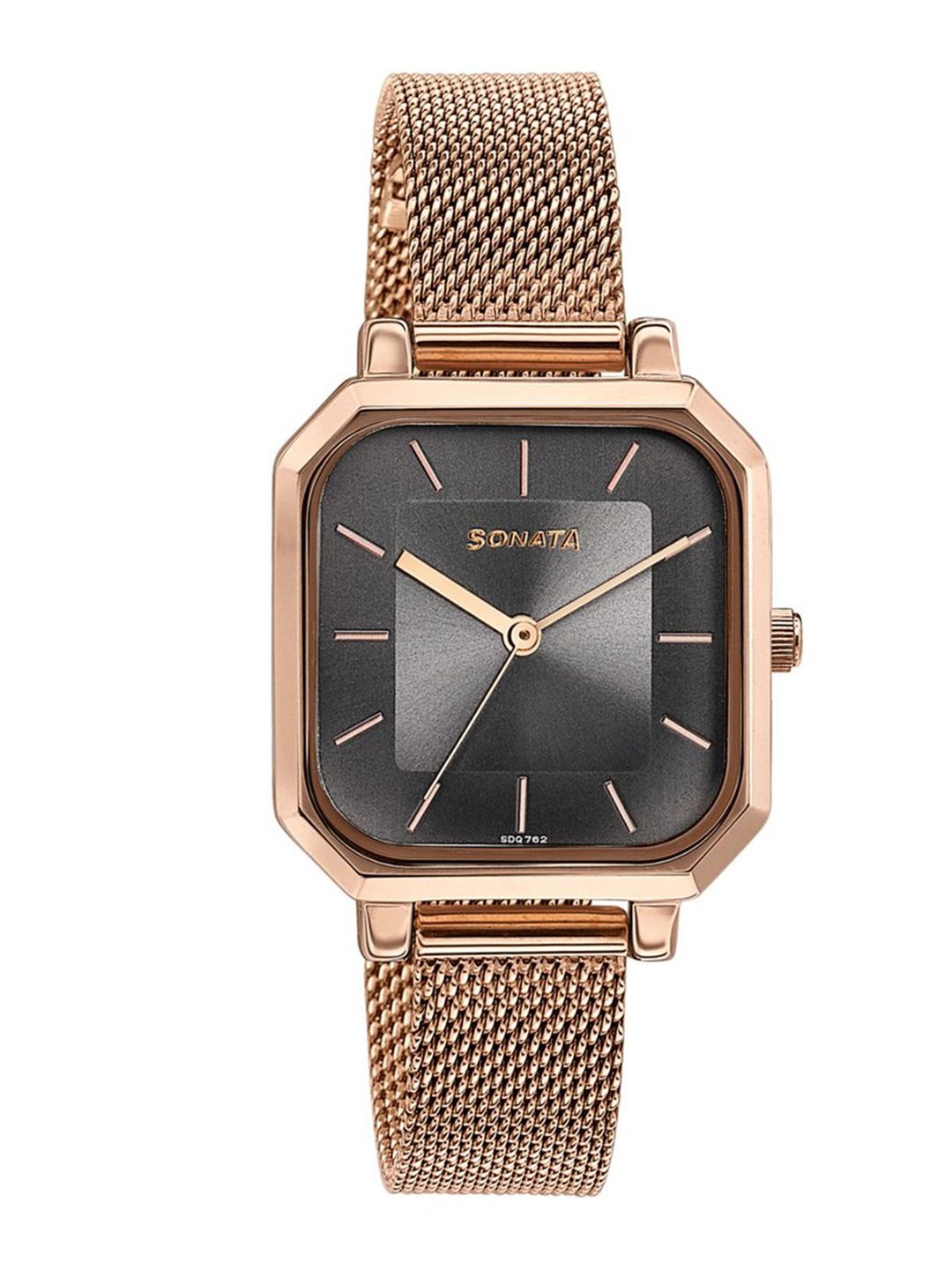 Sonata Women Brass Dial & Stainless Steel Bracelet Style Straps Analogue Watch 87072WM01-picture-24