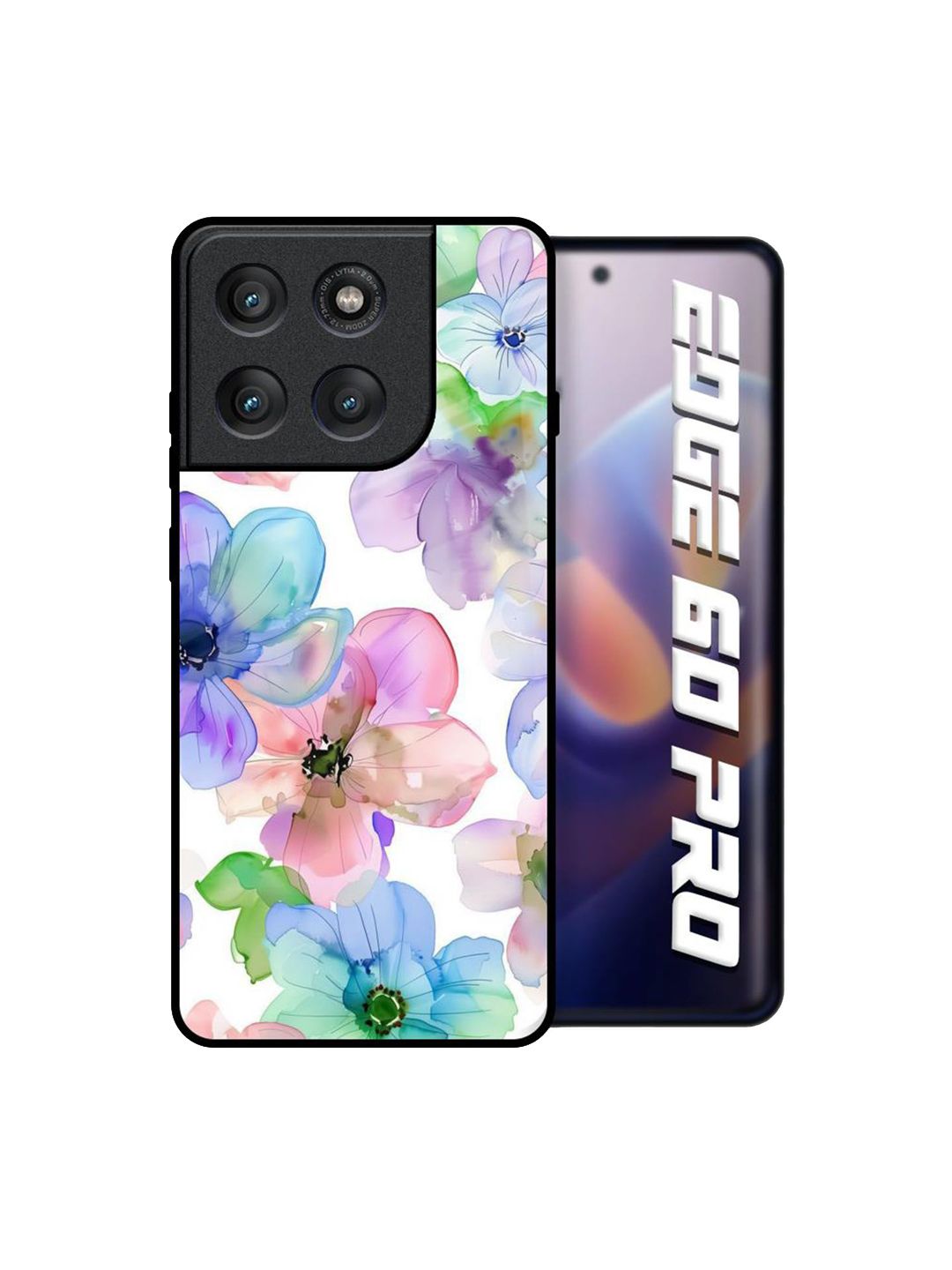 QRIOH Floral Printed Motorola Edge 60 Pro Back Case Mobile Accessories-picture-17