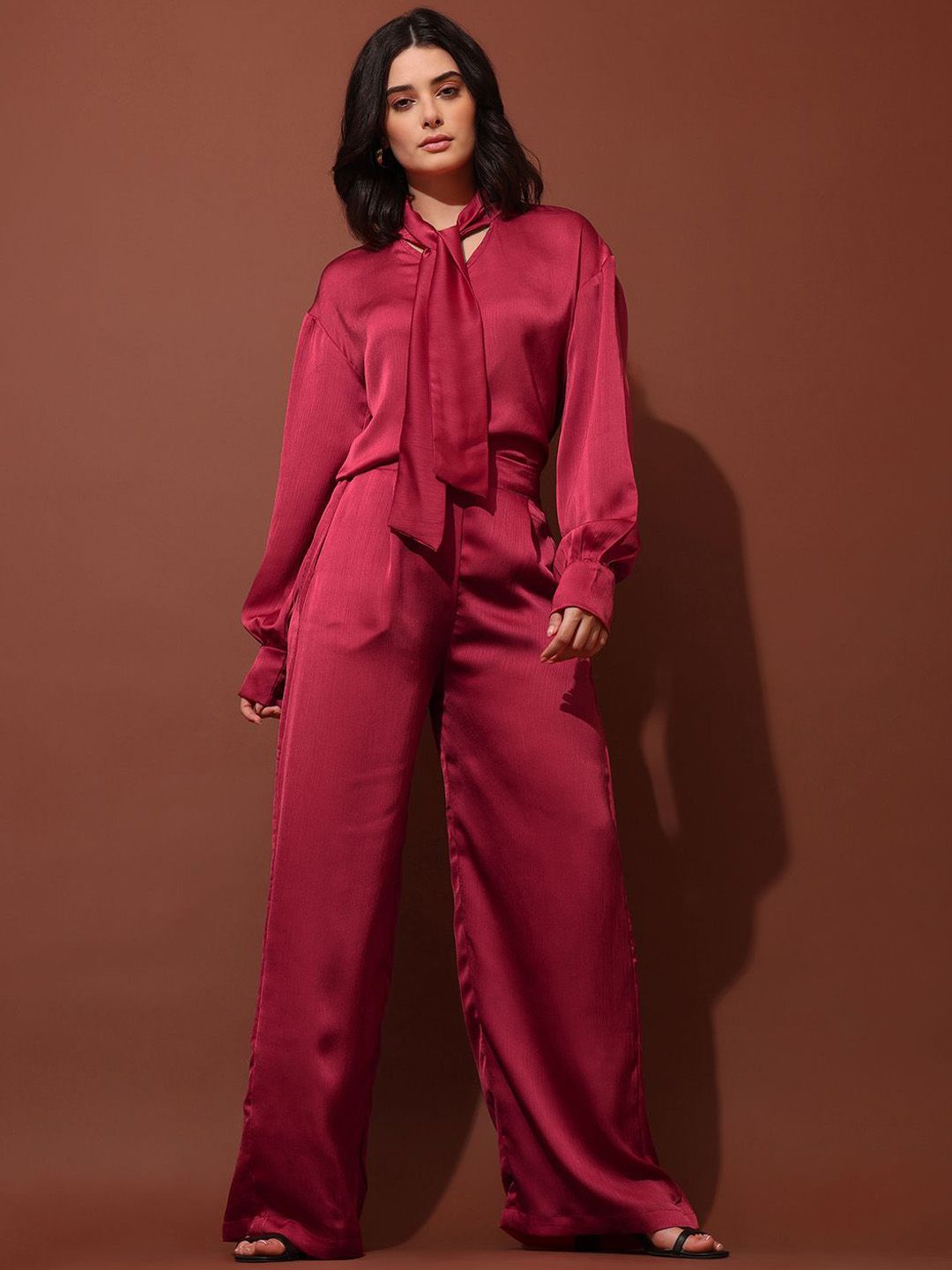 PURVAJA V-Neck Shirt With Trousers Co-Ords-picture-26