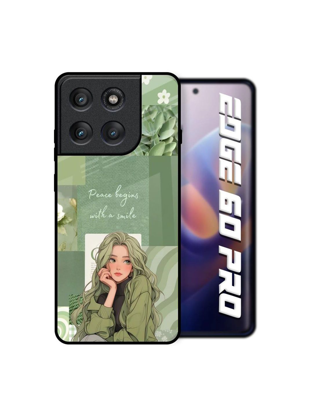 QRIOH Floral Printed Motorola Edge 60 Pro Back Case Mobile Accessories-picture-18