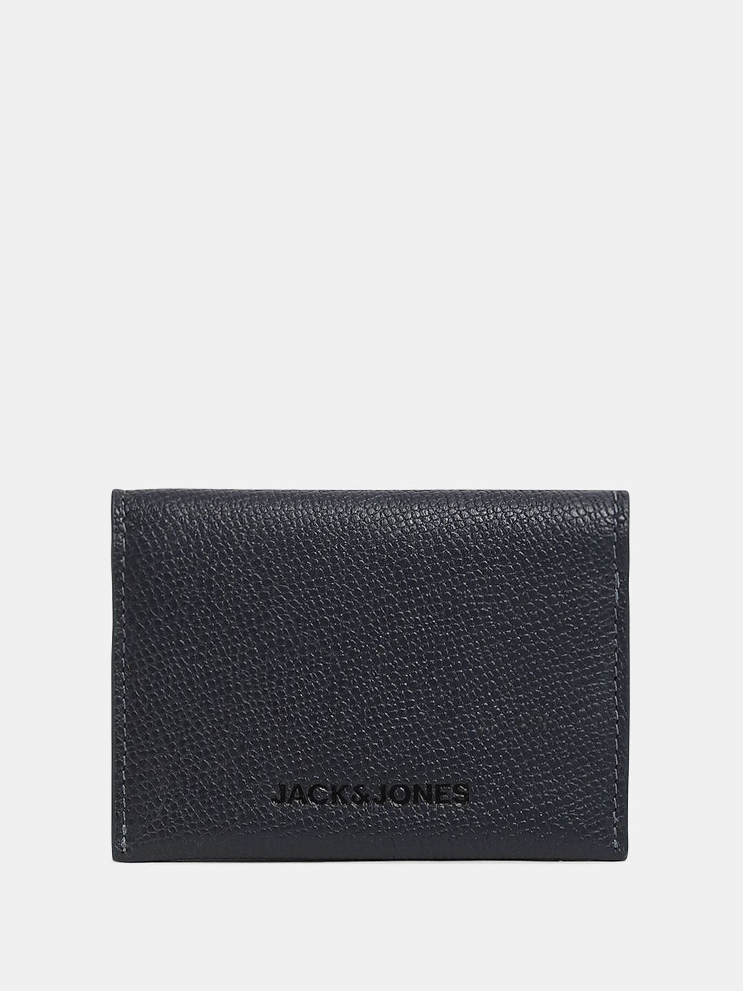 Jack & Jones Men Textured Leather Card Holder-picture-31