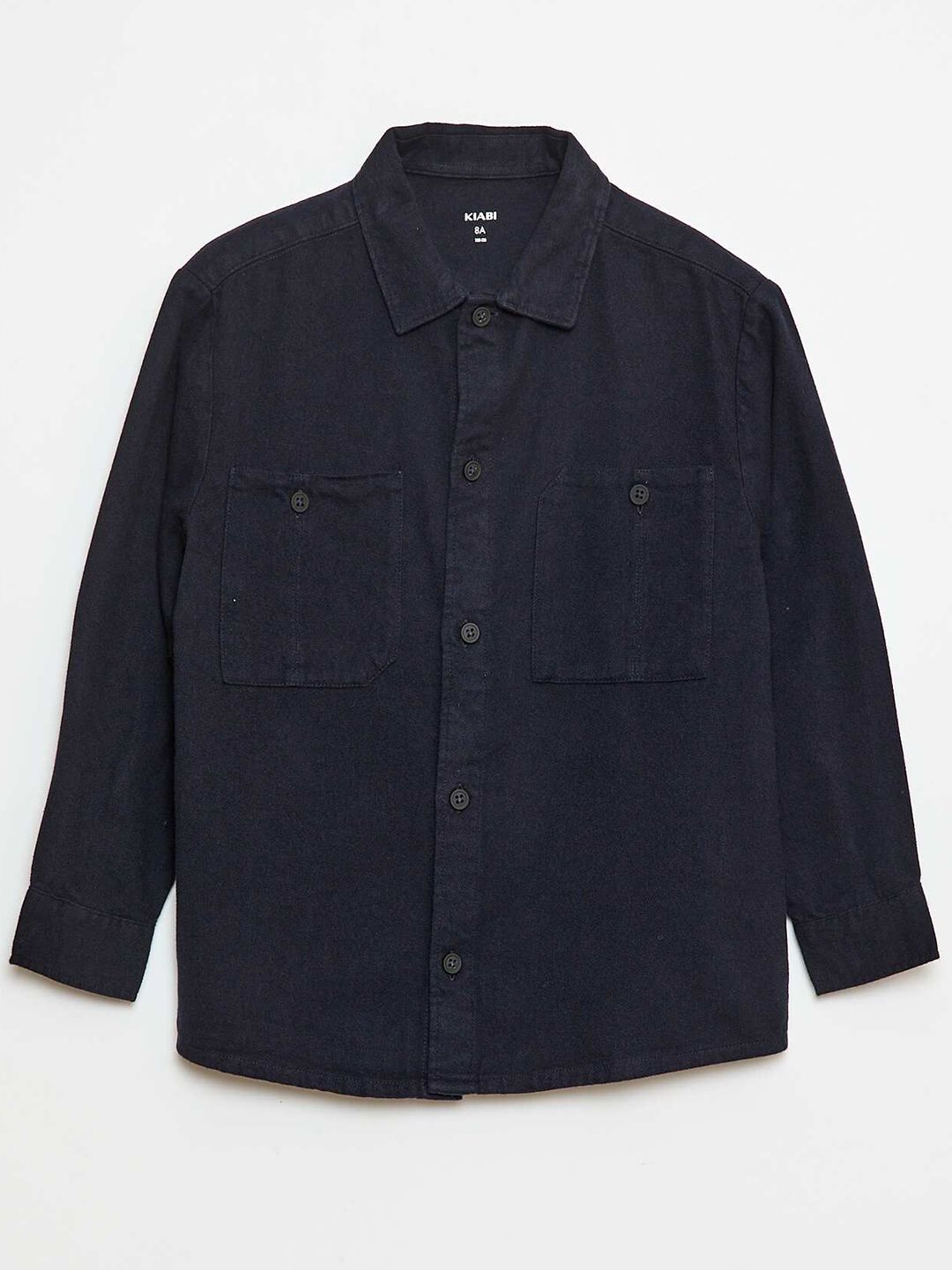 KIABI Boys Comfort Spread Collar Cotton Shirt-picture-24